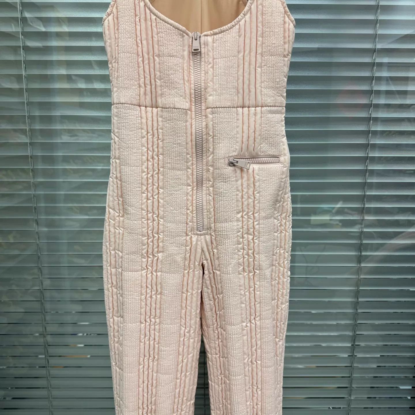 Fendi Fendi Women's Nude Pink Overalls Size 38 Size 26" / US 2 / IT 38 - 3 Thumbnail