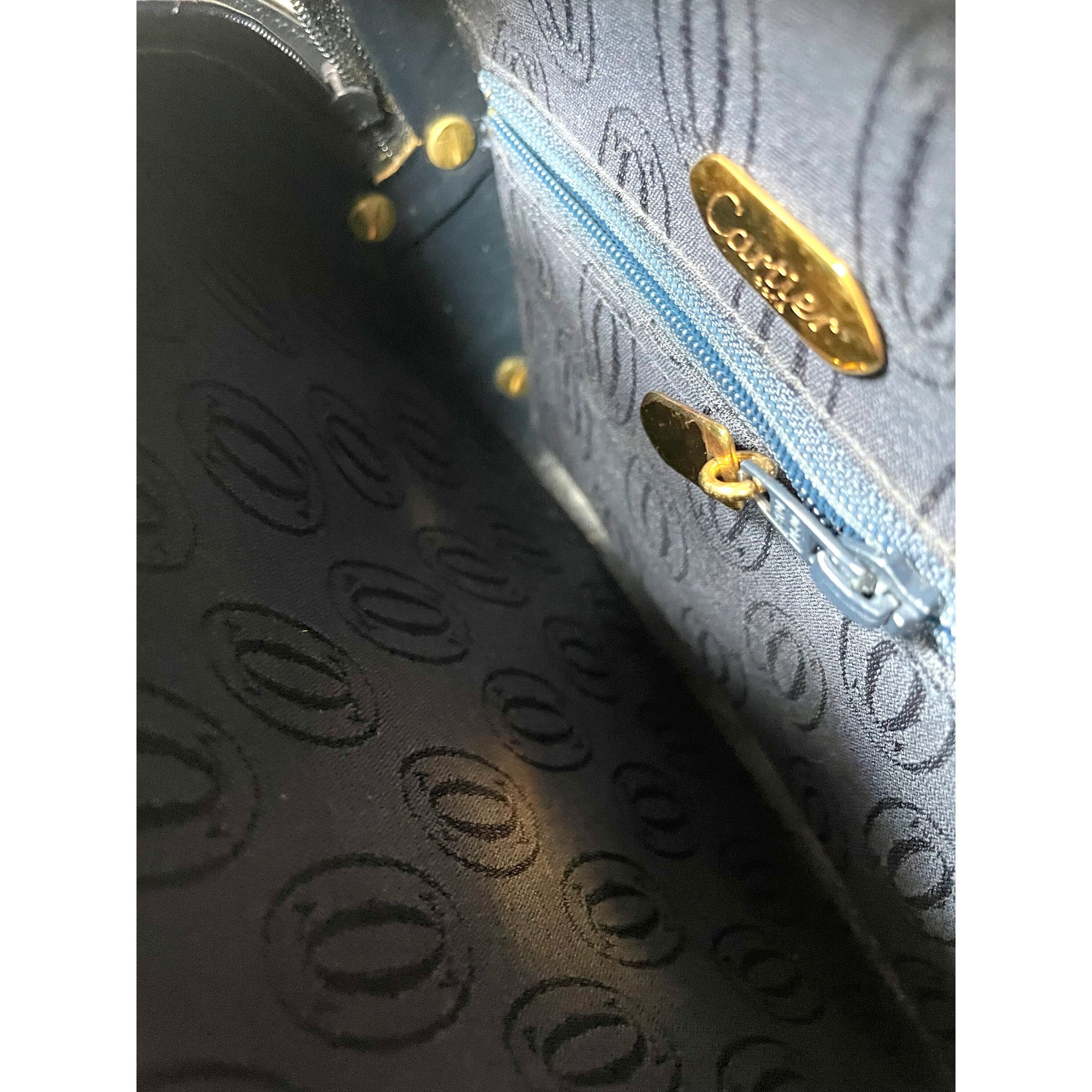 Cartier Vintage Cartier navy oval shape shoulder bag with blue stone Size ONE SIZE - 9 Thumbnail