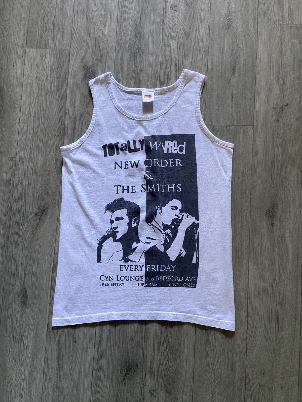 Vintage Vintage New Order & The Smiths Totally Wired Tank Top | Grailed