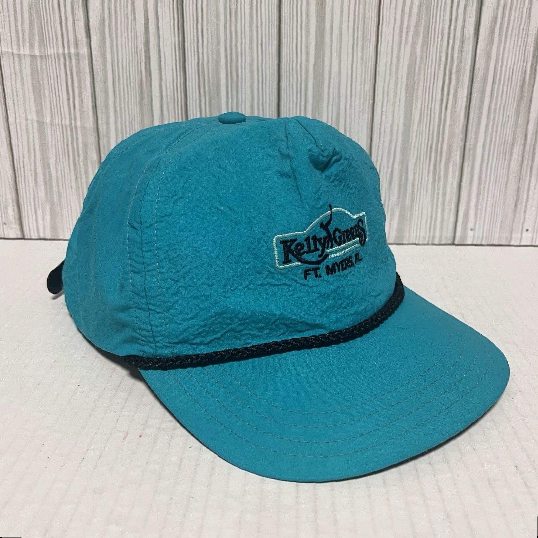 Roper VINTAGE Towntalk Golf Hat Cap - Hat, Adult Men, One Size, Green, 90s Dad Outdoors USA Tailored Strap Back Rope Town Talk Golf Hat Size ONE SIZE - 4 Thumbnail