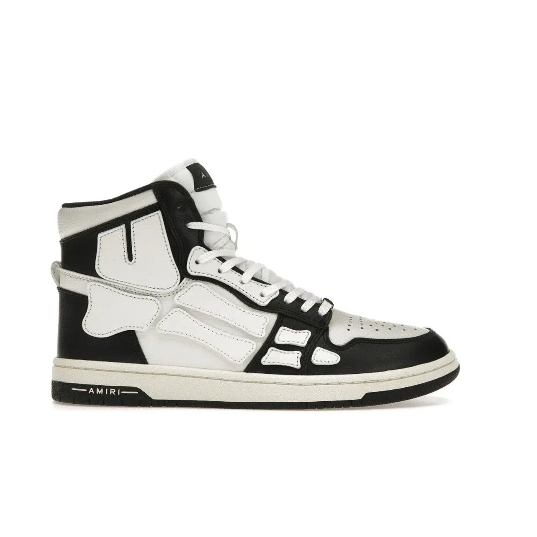 Amiri o1w1db11224 Leather Hi-Top Sneakers in White & Black Size US 10 / EU 43 - 1 Thumbnail