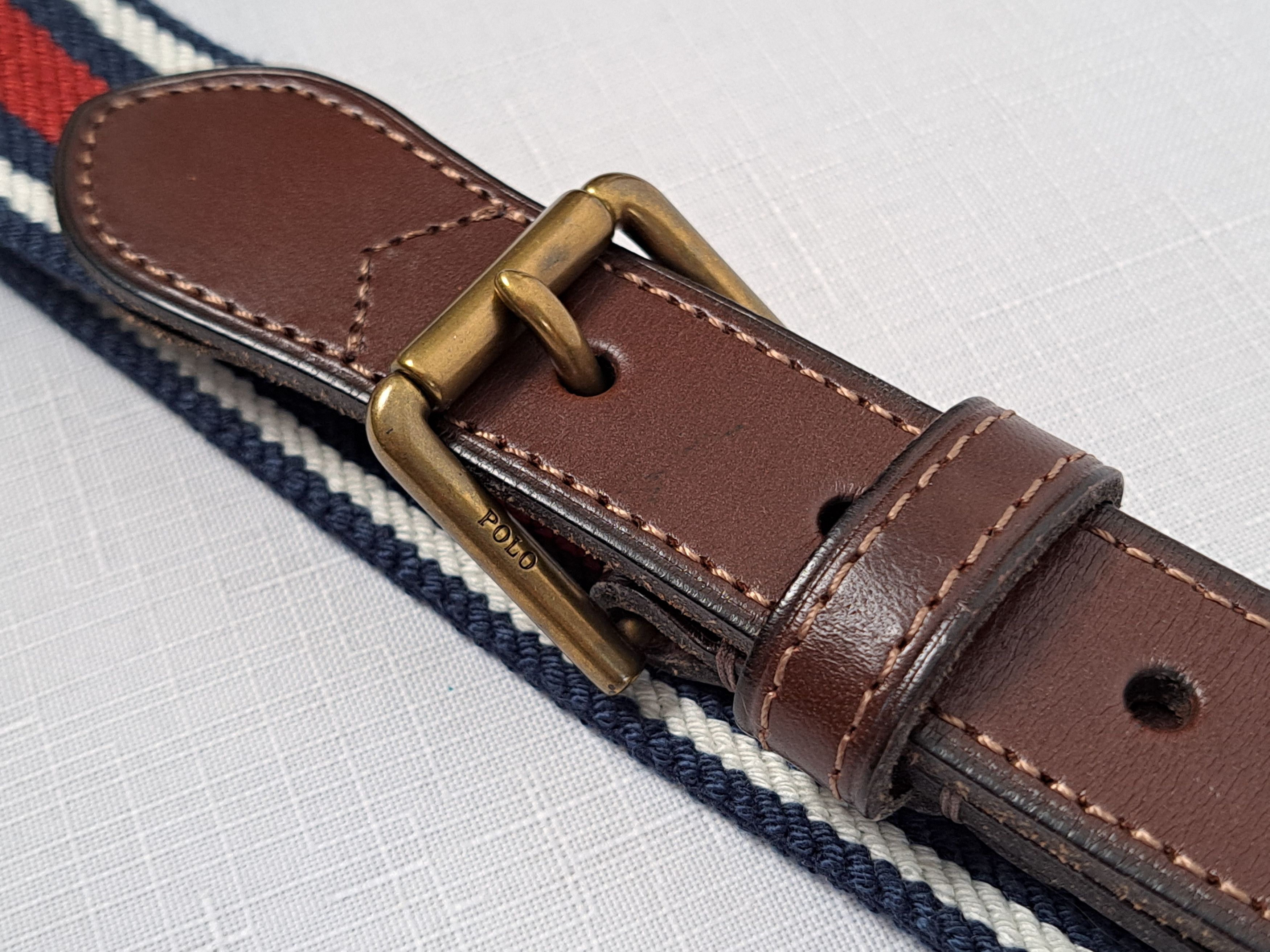 Polo Ralph Lauren Polo Ralph Lauren leather/elastic fabric belt. Size ONE SIZE - 6 Thumbnail