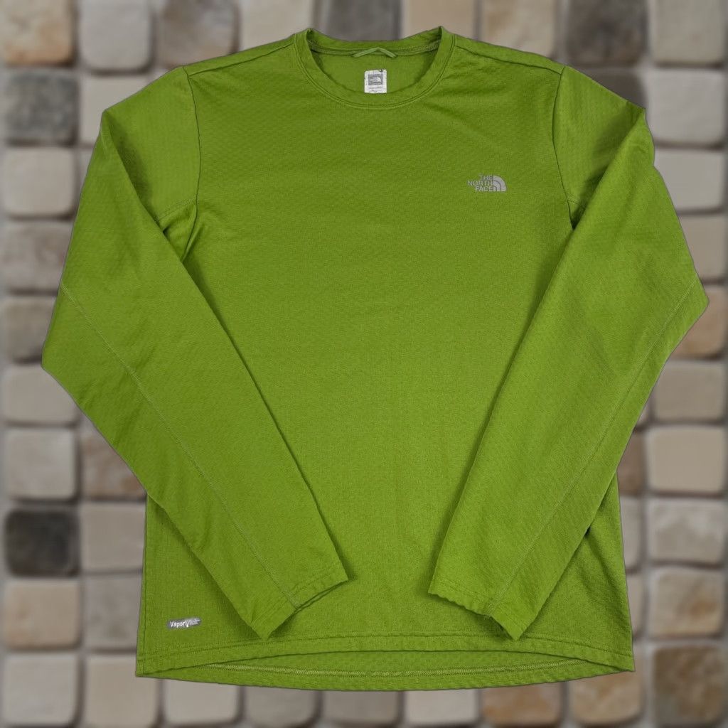 The North Face The North Face Shirt Mens Small Green Vaporwick Baselayer Golf Climbing Workout Size US S / EU 44-46 / 1 - 1 Thumbnail