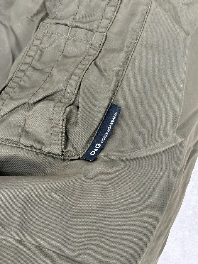 Dolce & Gabbana AW2003 Dolce & Gabbana Military Green Hooded Long Aviator Jacket Size US M / EU 48-50 / 2 - 13 Thumbnail