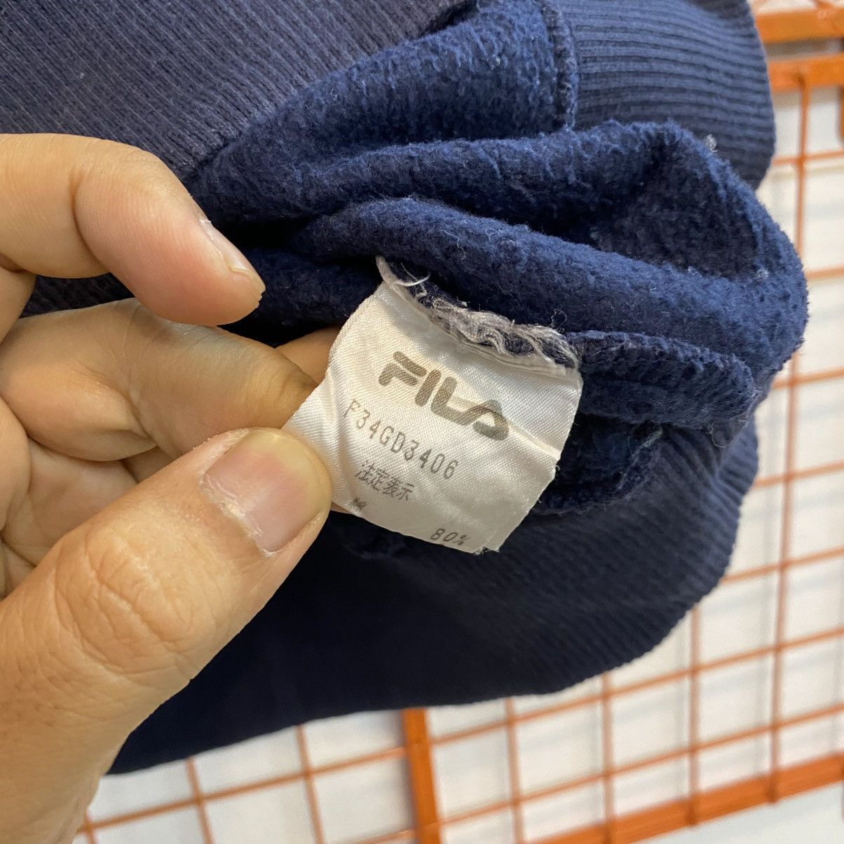 Fila × Vintage Vintage Fila Embroidery Sweatshirt Crewneck Big Logo Size US XL / EU 56 / 4 - 6 Thumbnail