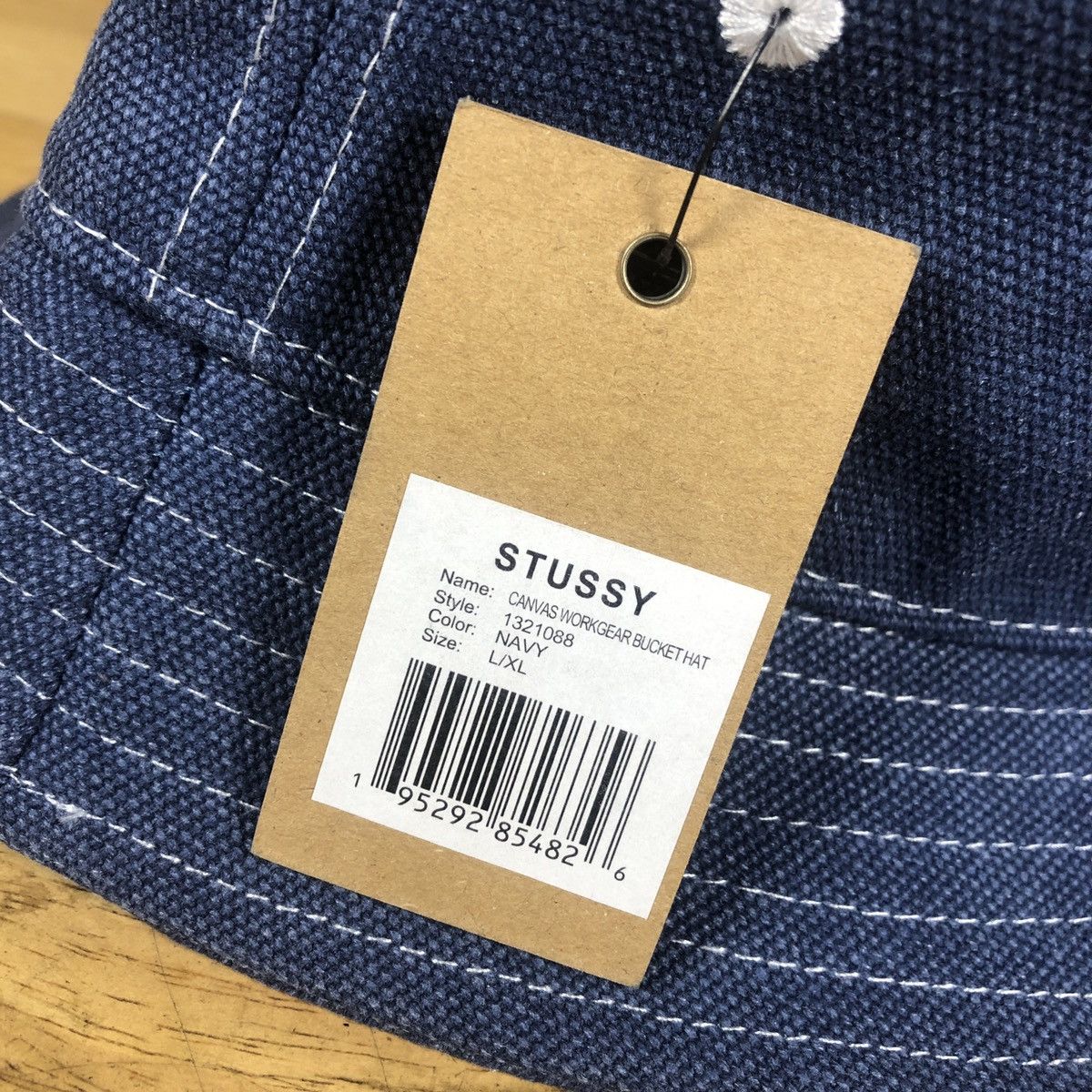 Stussy × Vintage Stussy Canvas Workgear Bucket Size ONE SIZE - 4 Thumbnail