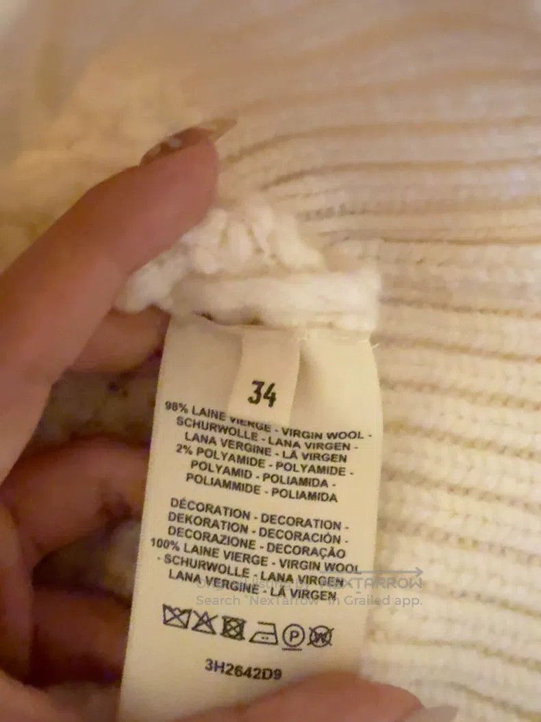Hermes Hermes White turtleneck sweater Size XXS / US 00 / IT 34 - 3 Thumbnail