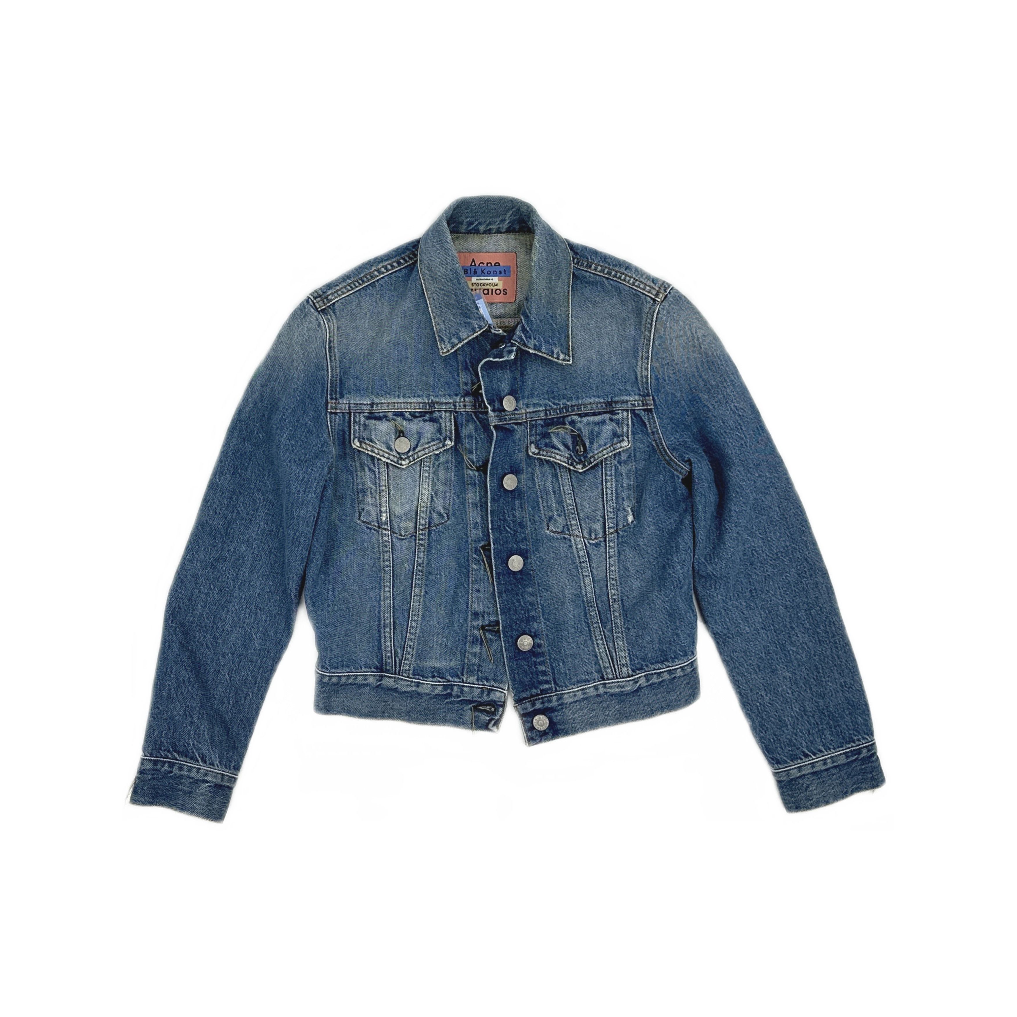 Acne Studios Acne Studios Blå Konst Denim Jacket Size 34 Size XXS / US 00 / IT 34 - 1 Thumbnail