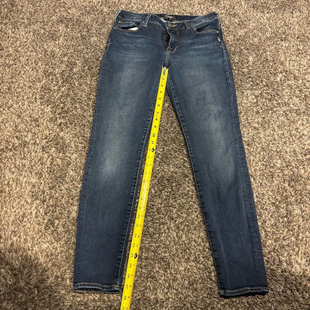 Silver Jeans Co. Silver Jeans Women's Bleeker Skinny Jeans Size 29" - 3 Thumbnail