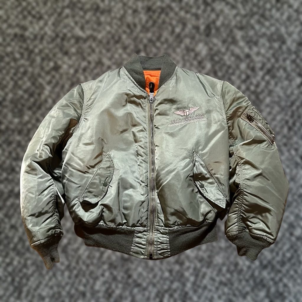 Alpha Industries DISTRESSED 90s MA-1 BOMBER JACKET BALENCIAGA