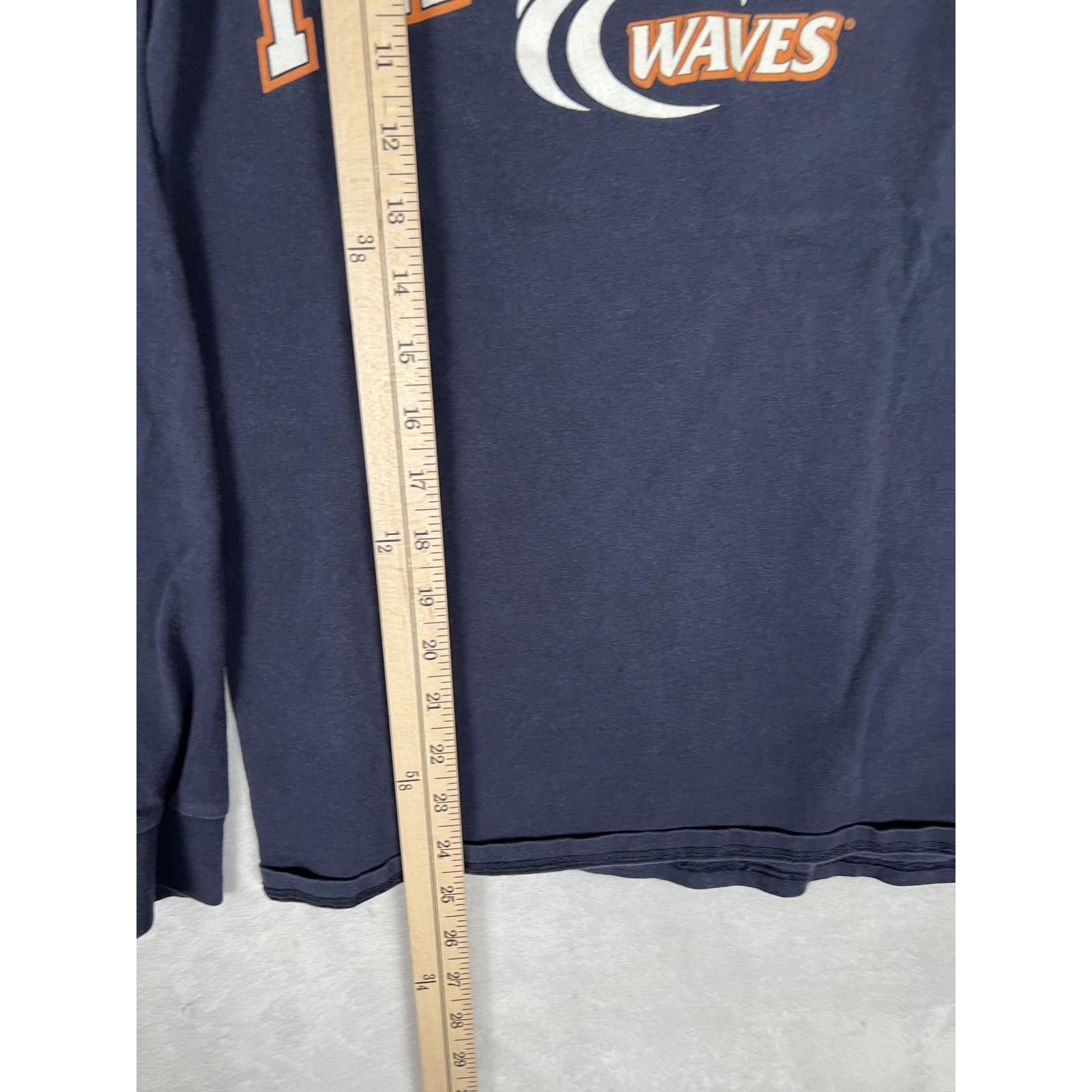 Champion Vintage Pepperdine Waves Long Sleeve Shirt Size Small Navy B Size US S / EU 44-46 / 1 - 6 Thumbnail