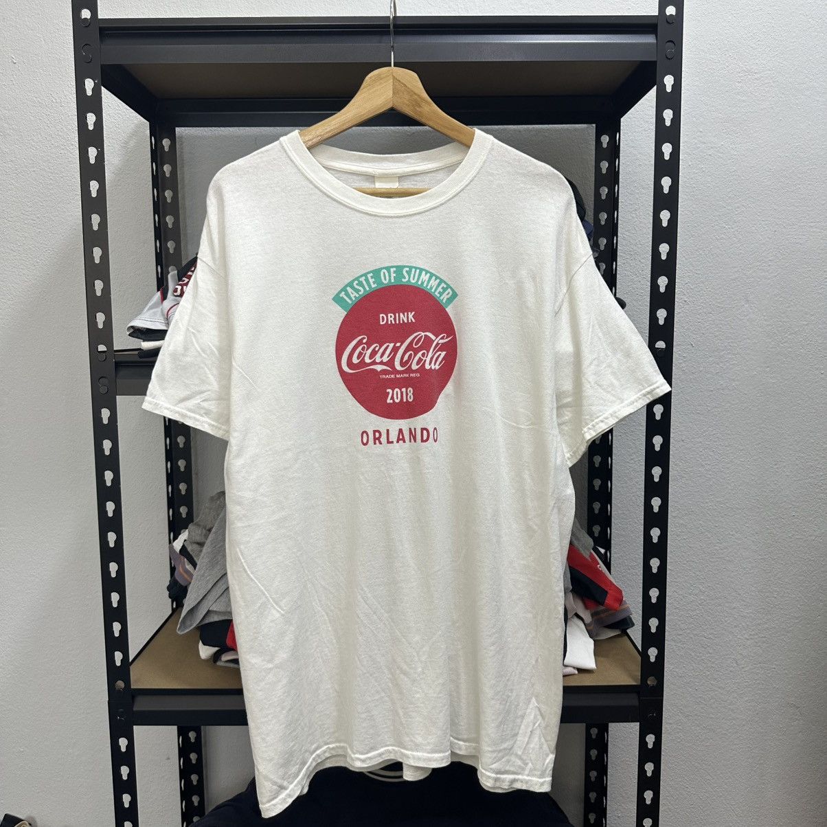 Coca Cola × Gildan × Vintage Rare Coca Cola Tee Size US L / EU 52-54 / 3 - 1 Thumbnail