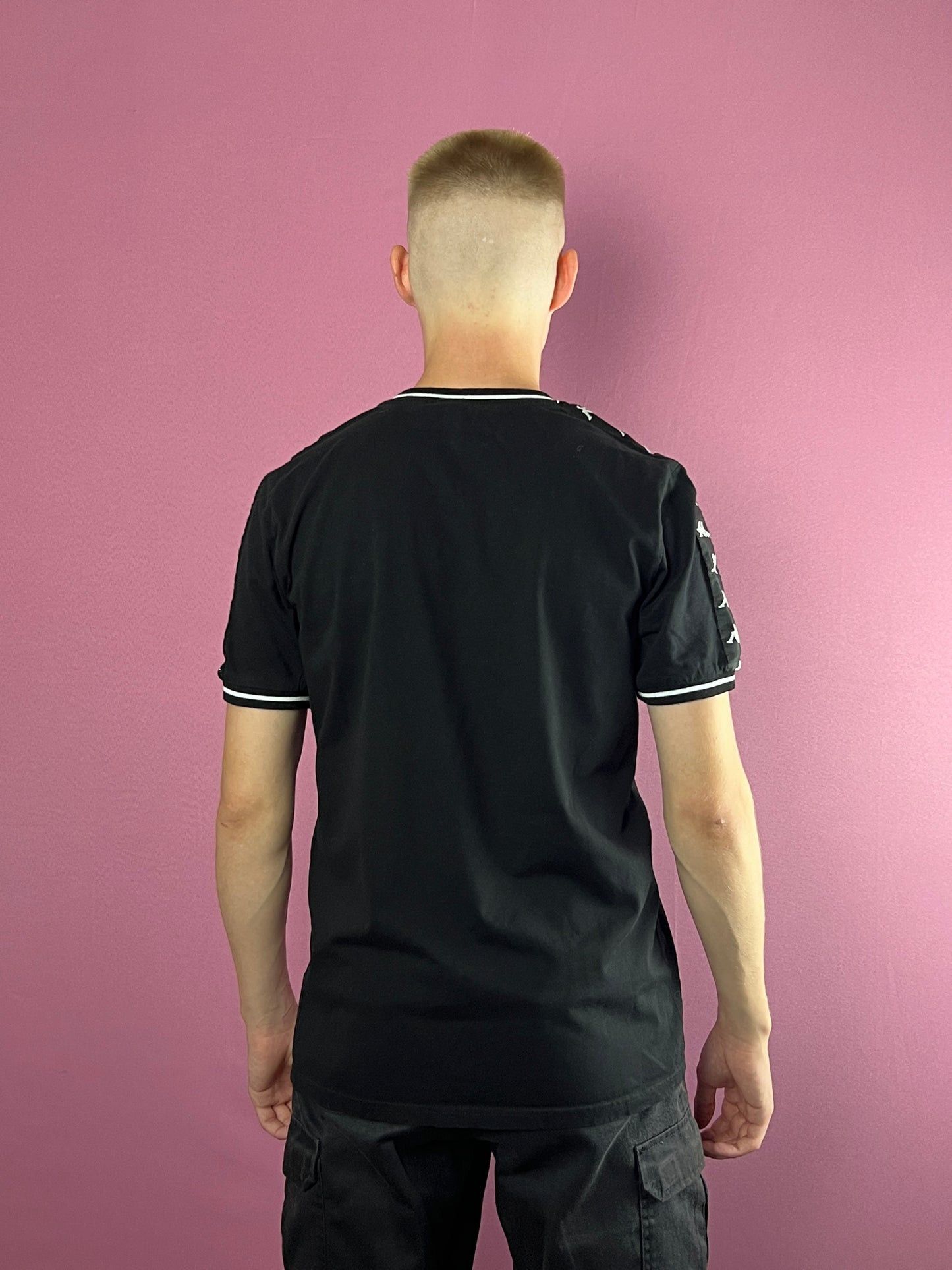 Kappa × Vintage Kappa x Marcelo Burlon County Of Milan Men's Tape T-Shirt-M Size US M / EU 48-50 / 2 - 4 Thumbnail