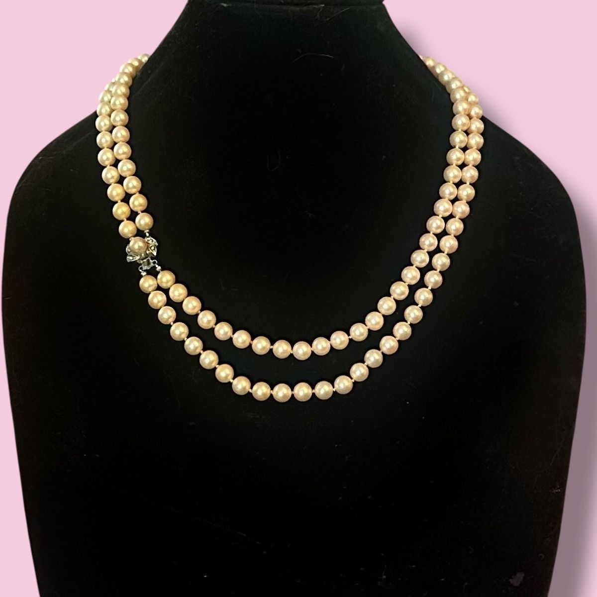 Vintage Vintage layered faux pearl necklace Size ONE SIZE - 1 Thumbnail