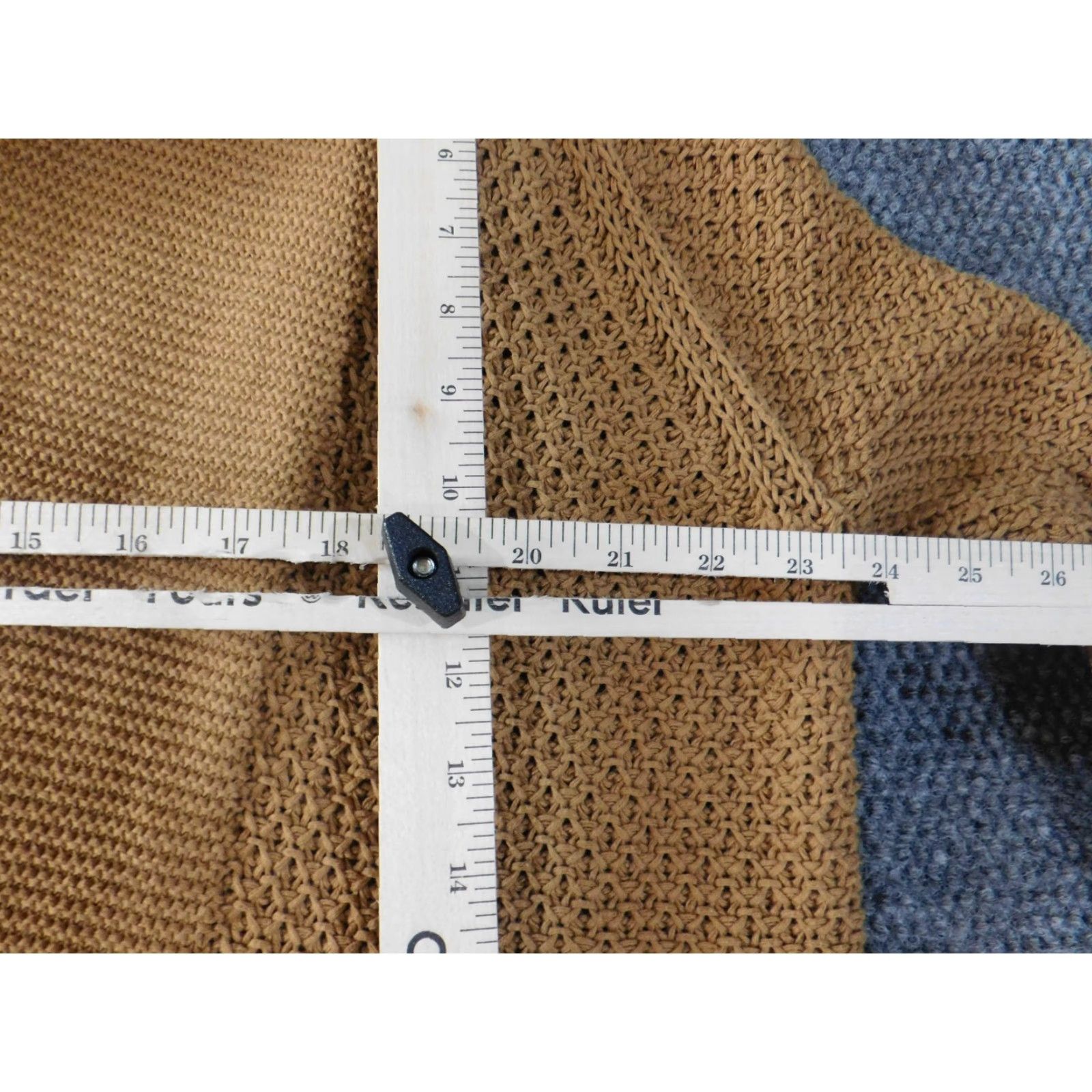 Lucky Brand Lucky Brand Cardigan Sweater Womens M Brown Knit Open Pockets Cotton Heavy V-Neck Casual Knitwear Regular Size M Women US Size M / US 6-8 / IT 42-44 - 5 Thumbnail