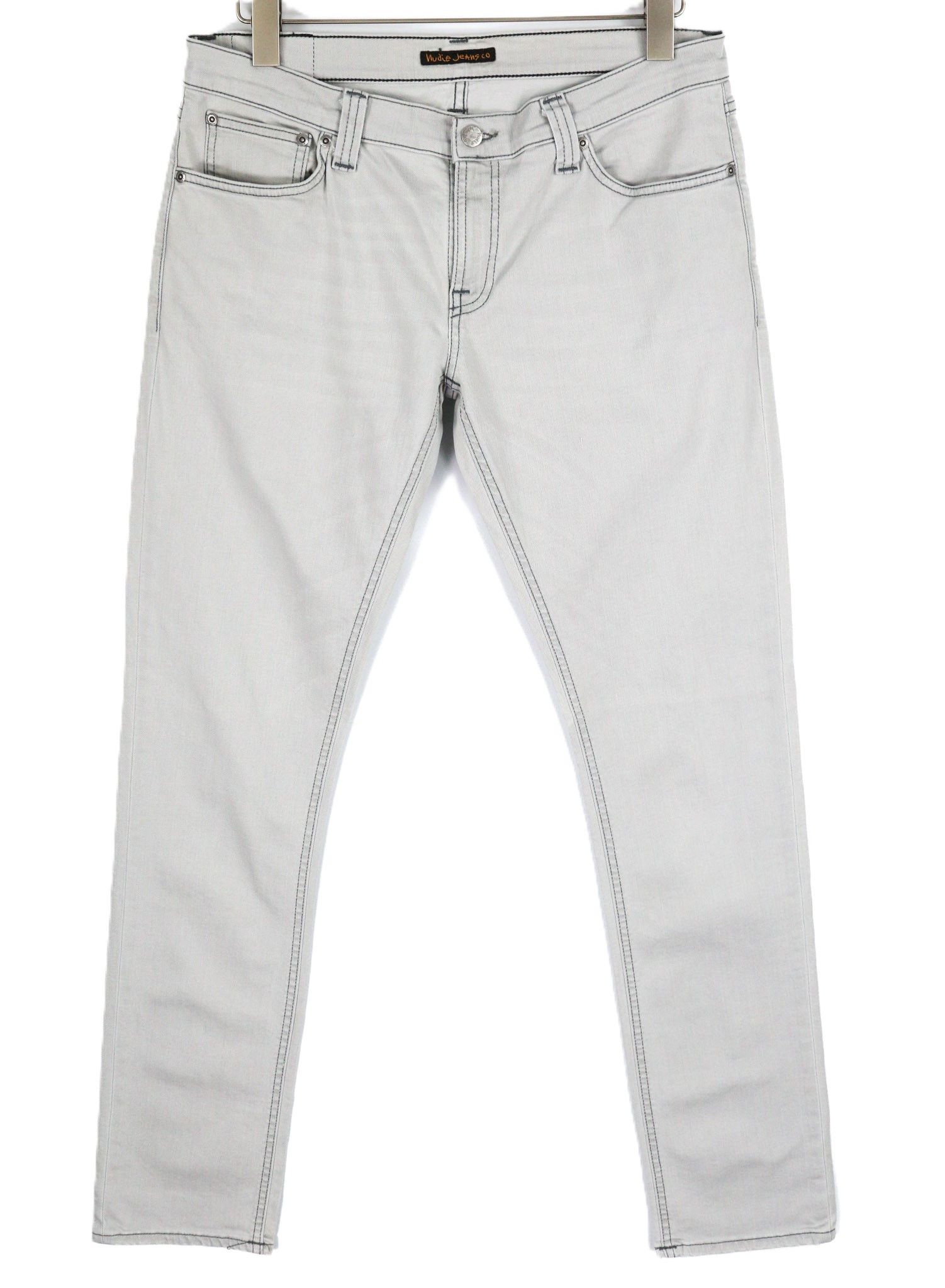 Nudie Jeans TIGHT LONG JOHN W34/L34 Cool Grey Organic Slim 82670 Size US 34 / EU 50 - 1 Thumbnail