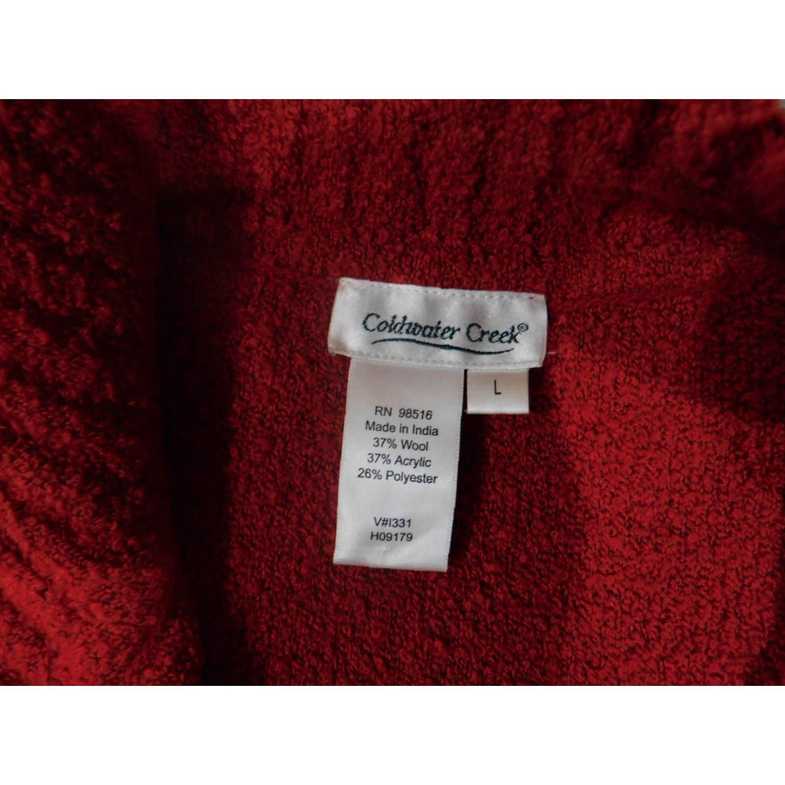 Coldwater Creek Coldwater Creek Vest Sweater L Red Wool Sleeveless Mock Neck Casual Women Classic 90s American Size L / US 10 / IT 46 - 5 Thumbnail