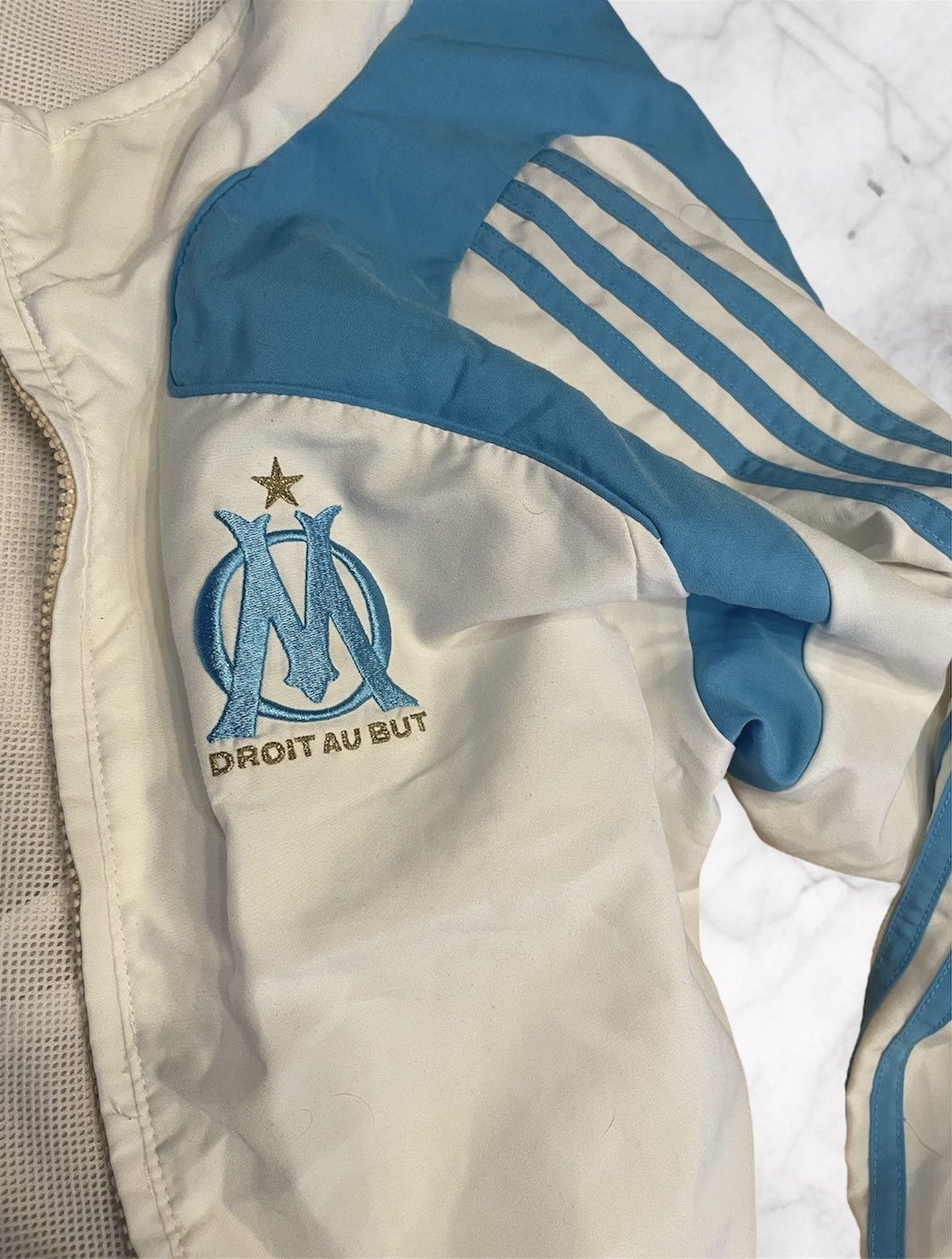 Adidas Vintage Marseille Tracksuit Adidas Size US S / EU 44-46 / 1 - 2 Thumbnail