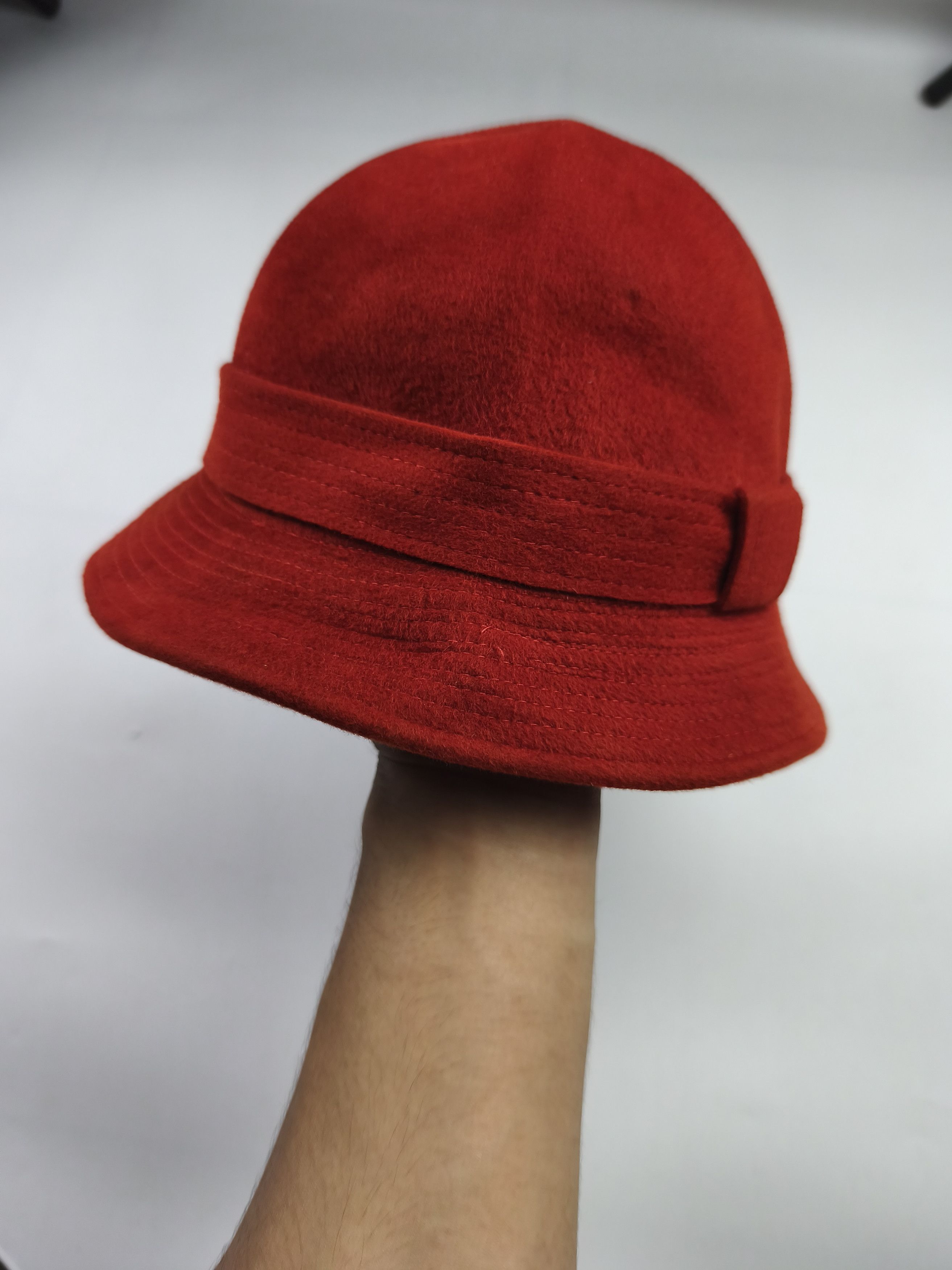 Hermes Hermes rabbit felt cloche hat Size ONE SIZE - 7 Thumbnail