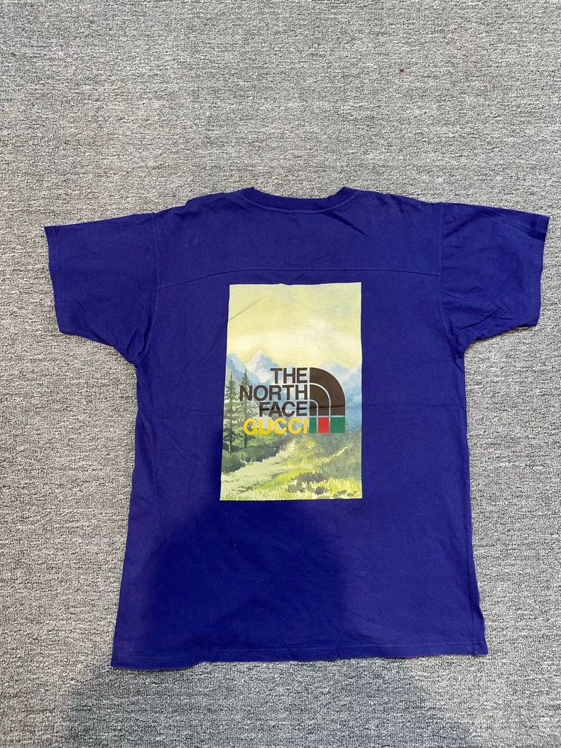 Gucci Gucci Tnf co-branded snow mountain short sleeves 2502-Nexta Size US S / EU 44-46 / 1 - 2 Thumbnail