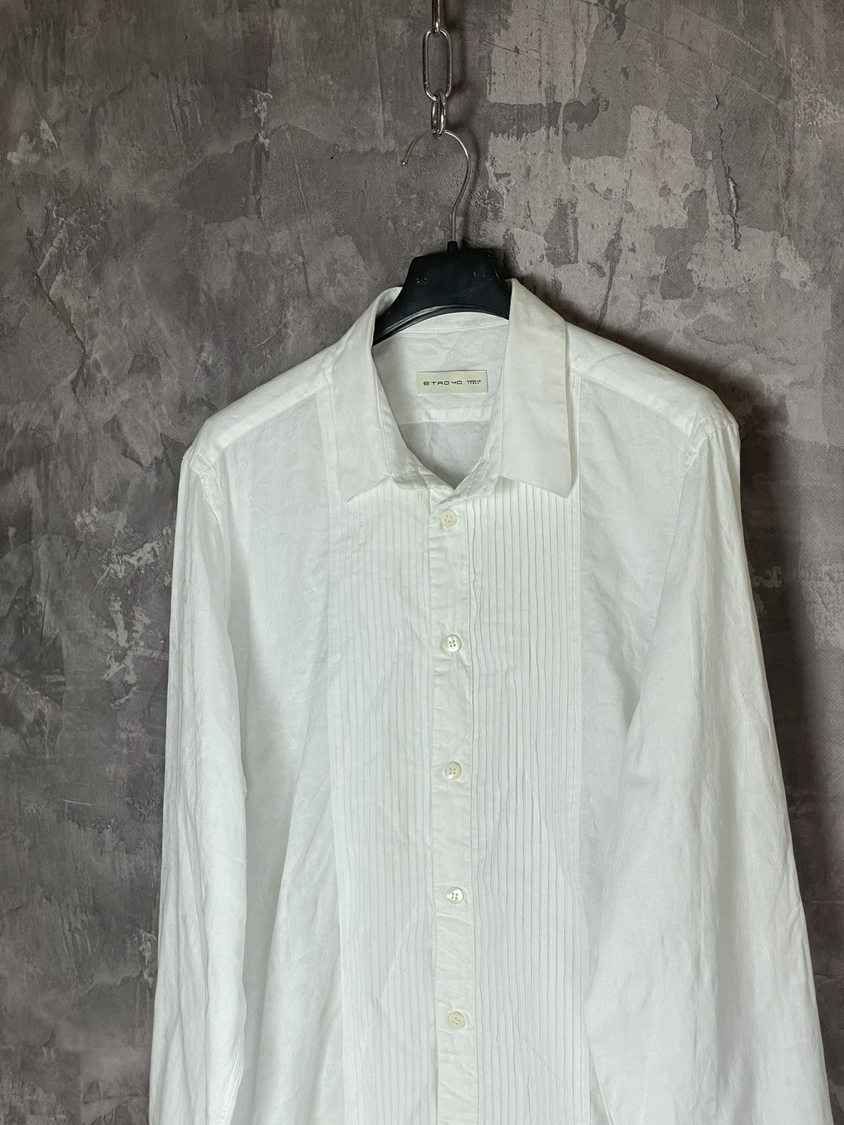 Etro ETRO Milano Button up Shirt Striped Cotton Size US L / EU 52-54 / 3 - 7 Thumbnail