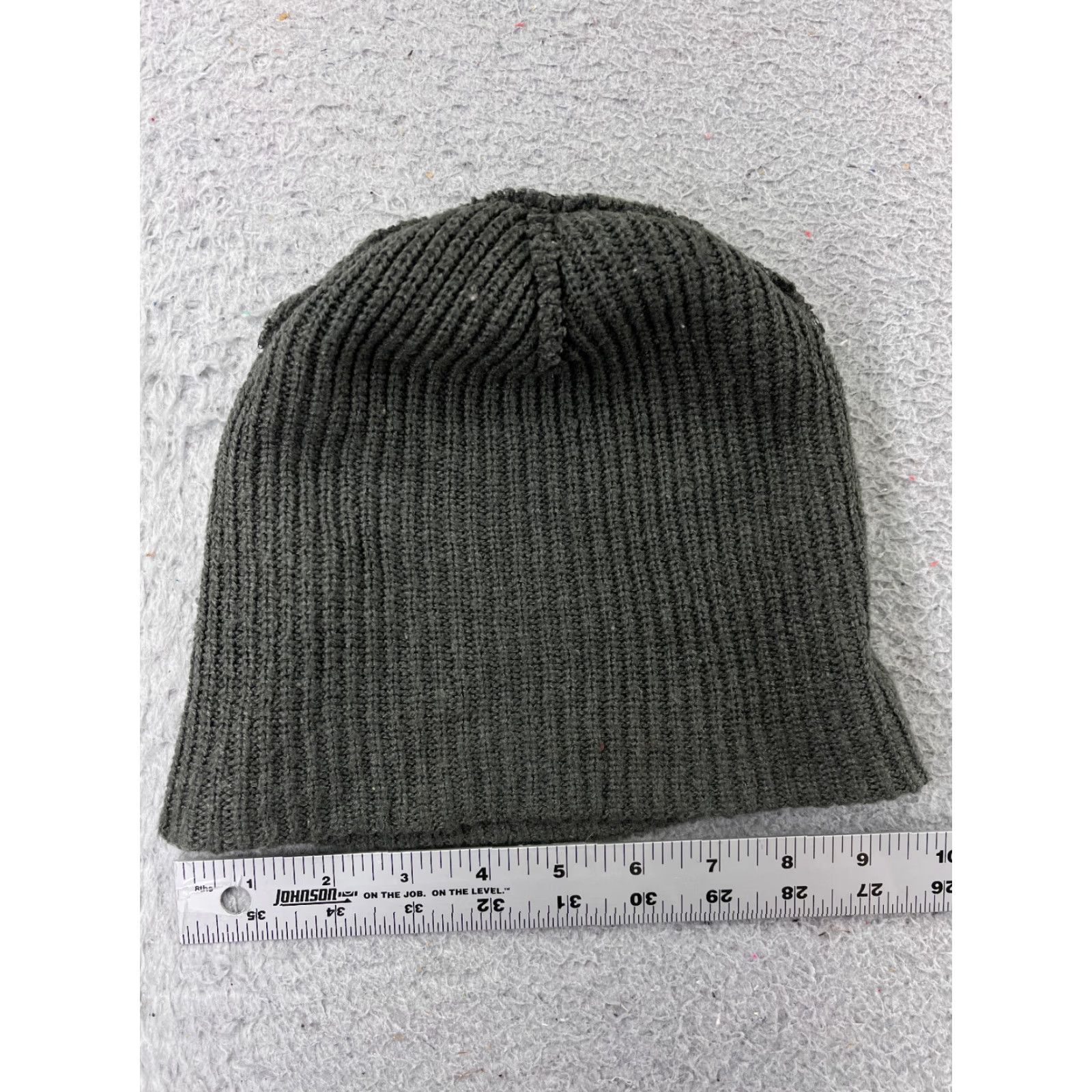 Vintage Gray Knit Beanie Hat Adult One Size Acrylic Ski Activewear Unisex Size ONE SIZE - 4 Thumbnail