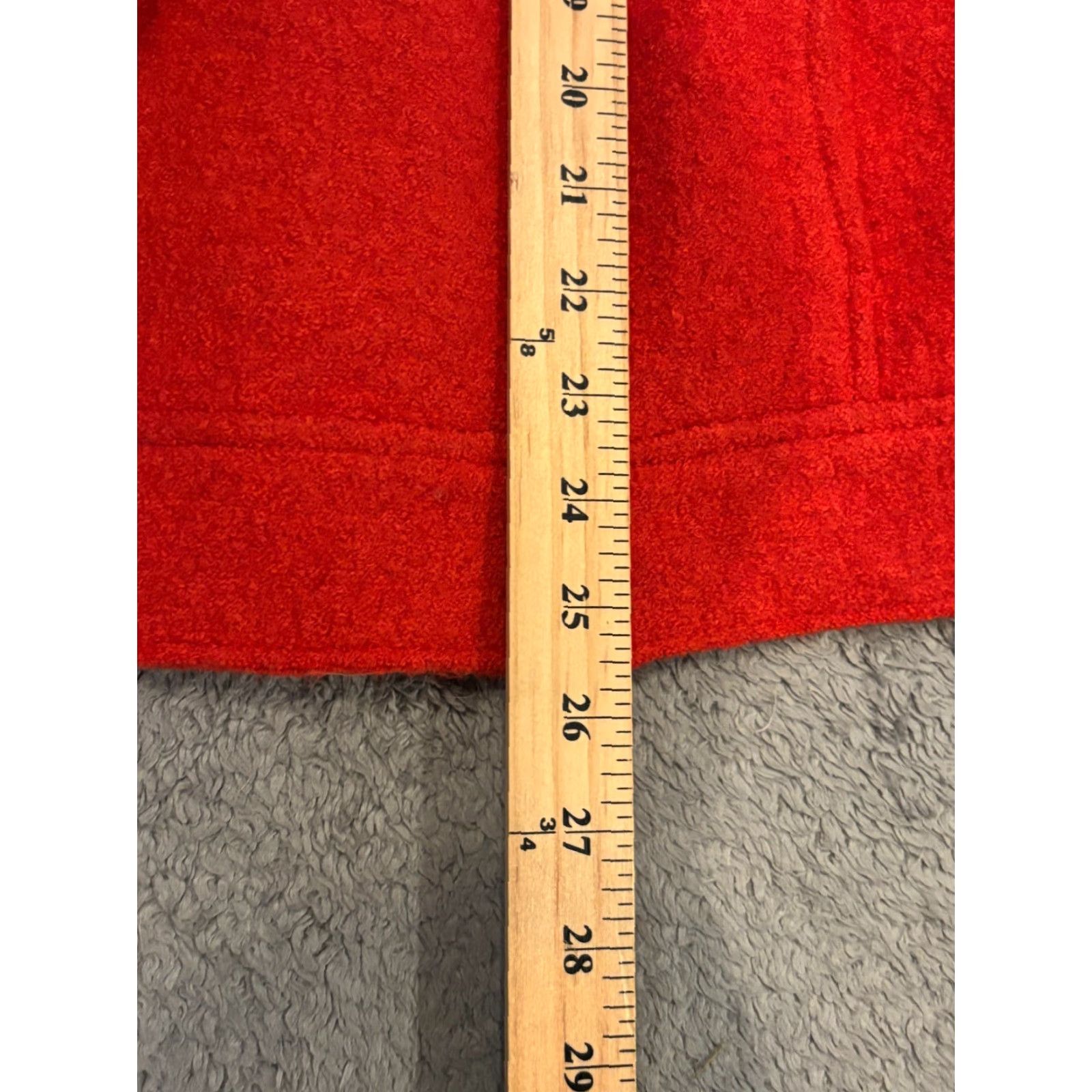 Vintage VINTAGE Tahari Wool Blend Asymmetrical Full Zip Jacket Womens XS Red Long Sleeve Casual Size XS / US 0-2 / IT 36-38 - 4 Thumbnail