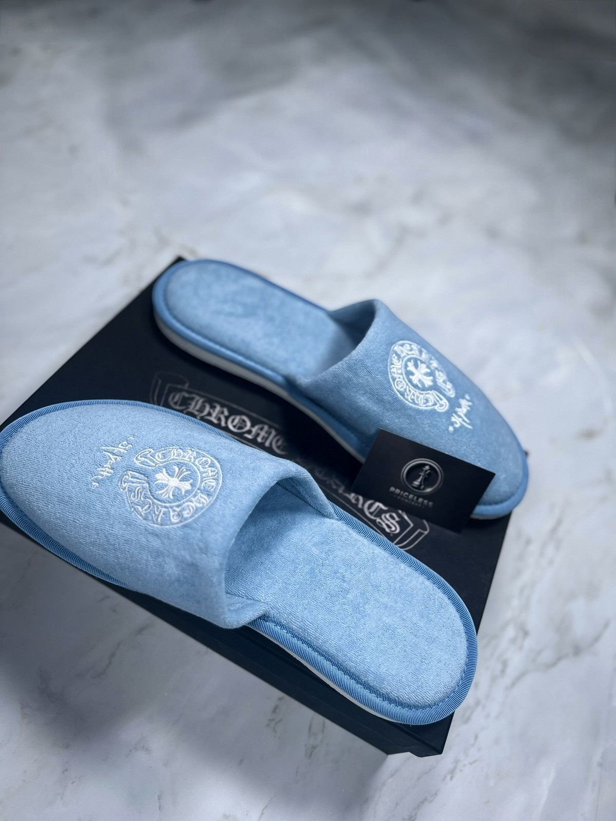 Chrome Hearts Chrome Hearts Saint Barth edition hotel slippers Size US 10 / EU 43 - 2 Thumbnail