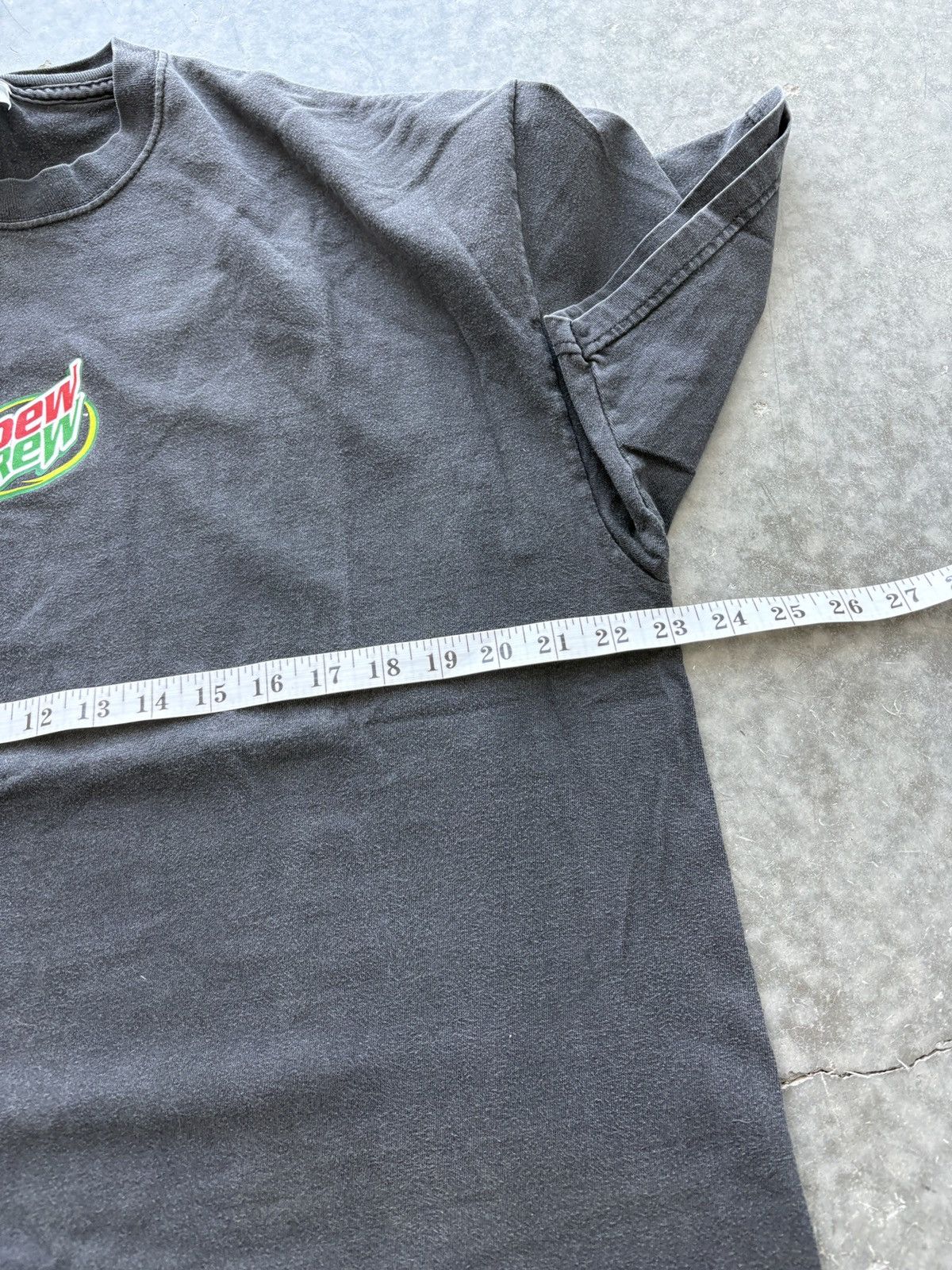 Vintage Vintage 90s Mountain Dew Crew Graphic Tee Size US XL / EU 56 / 4 - 4 Thumbnail