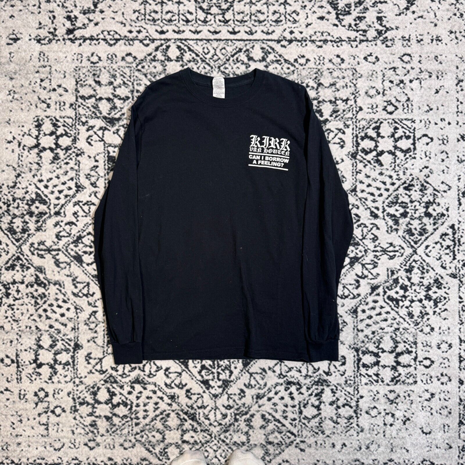 Vintage Vintag Black Cotton Longsleeve Size S Kirk Van Houten Shirt Size US S / EU 44-46 / 1 - 6 Thumbnail