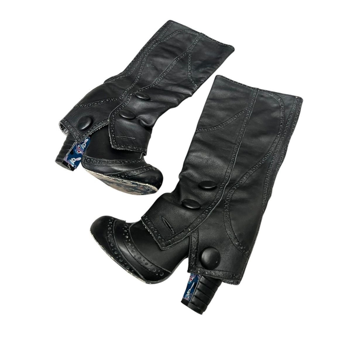 Vintage Irregular choice high spit spot boots Size US 8.5 / IT 38.5 - 2 Thumbnail