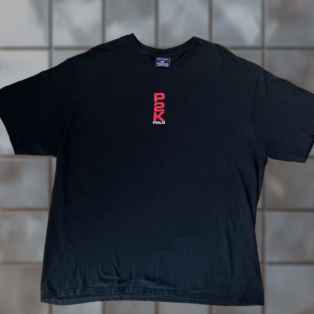 Polo Ralph Lauren VINTAGE Polo Sport P2K Shirt 2XL Black Red 90s Ralph Lauren Polo Ralph Lauren Shirts Mens USA 90s Space Sports Monsters Inc. Size US XXL / EU 58 / 5 - 1 Thumbnail