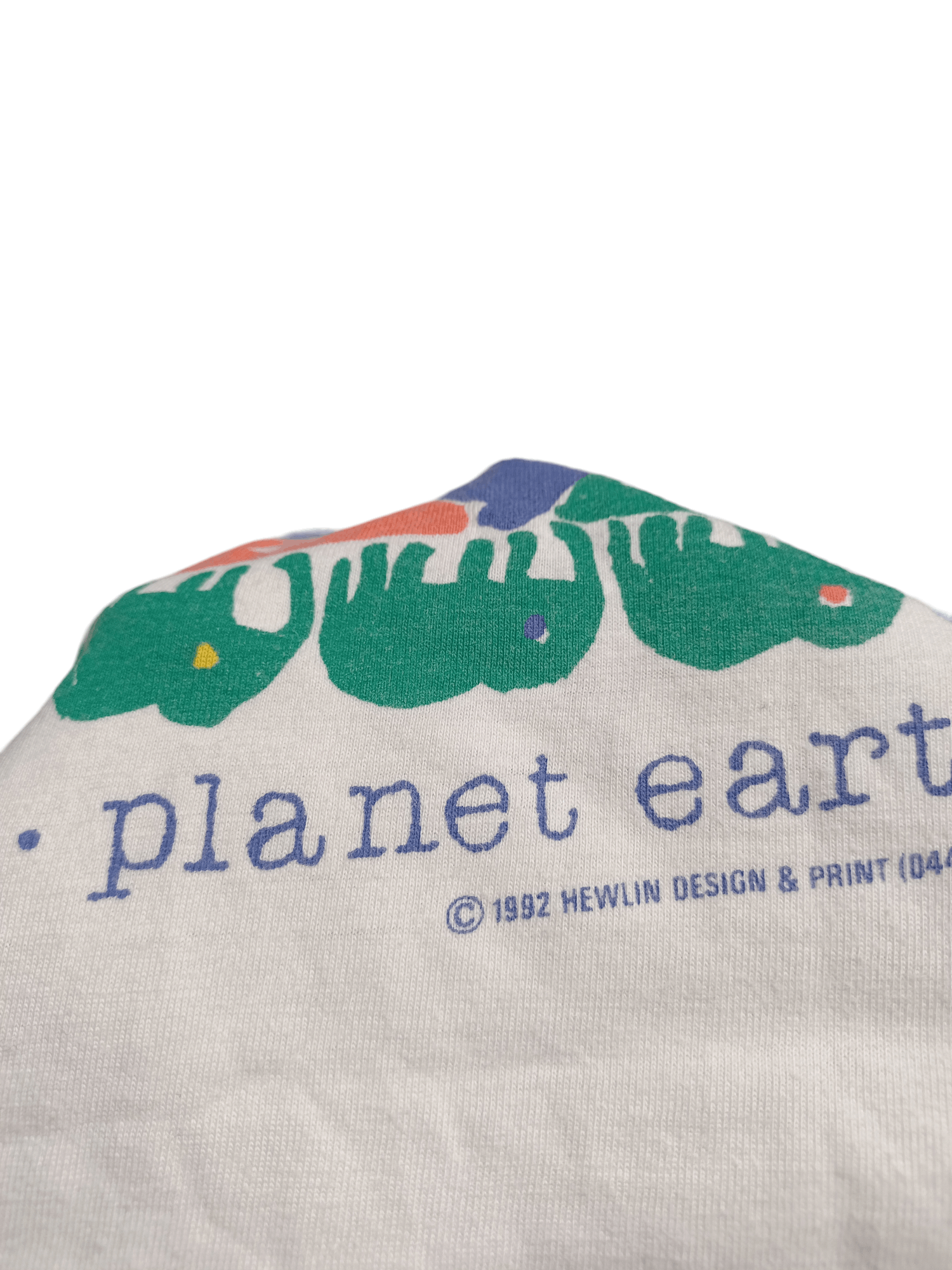 Other 1992 VINTAGE PLANET EARTH CRAZY ELEPHANT SINGLE STITCH TEE Size US XL / EU 56 / 4 - 3 Thumbnail