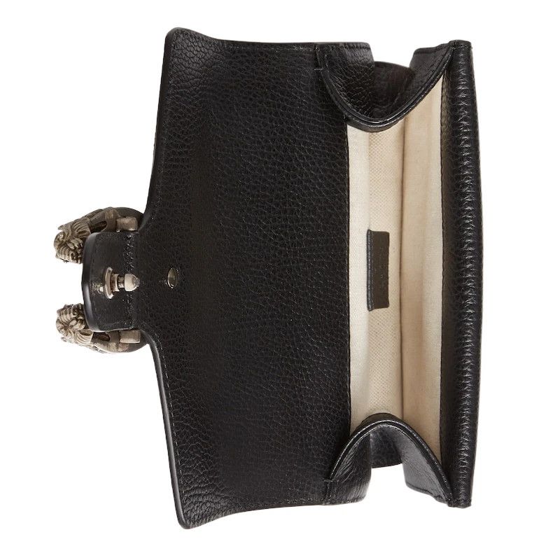 Gucci GUCCI Dionysus Mini Black Leather Shoulder Bag New Auth Size ONE SIZE - 5 Thumbnail