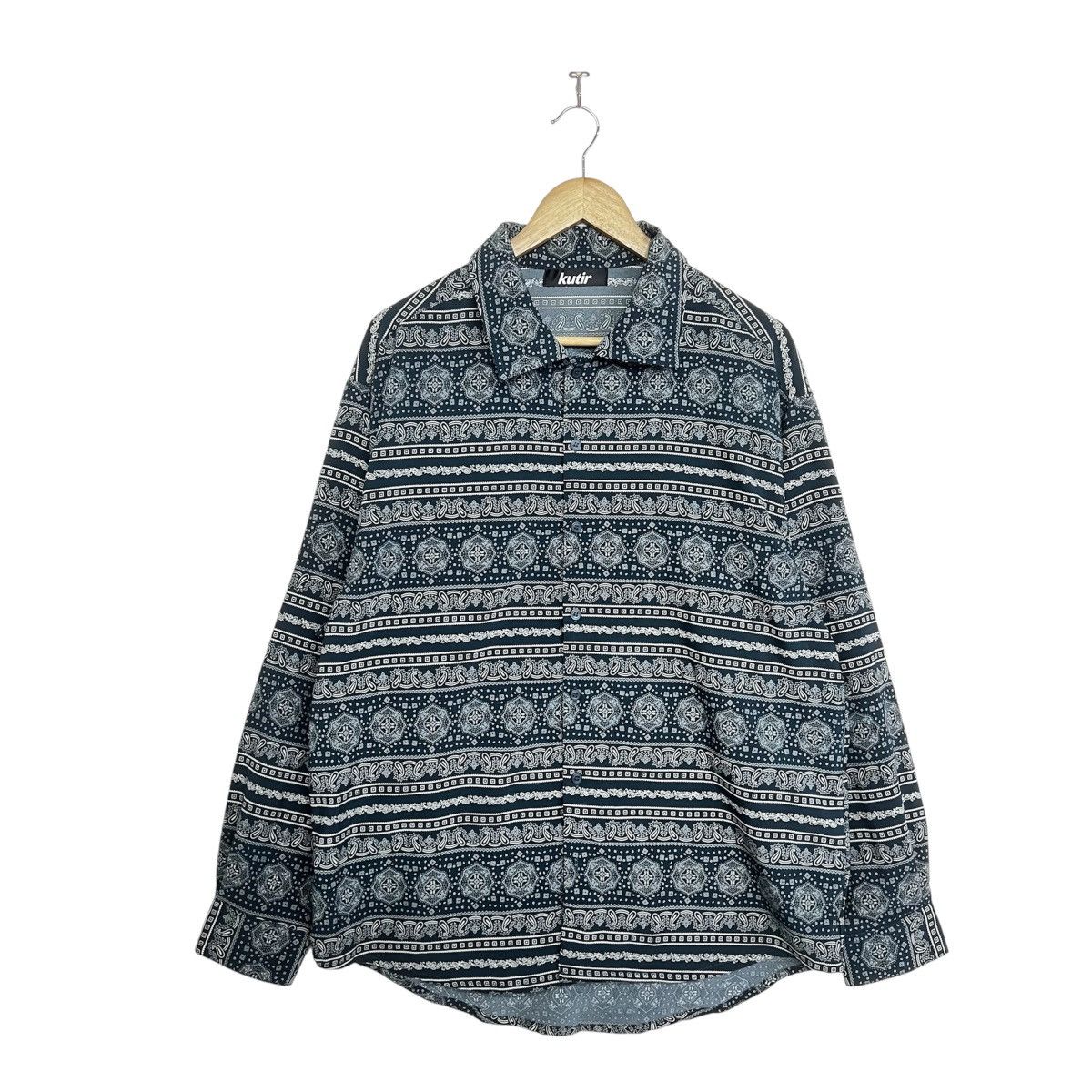 Japanese Brand kutir Assort Oversize paisley Bandana Button Shirt Size US M / EU 48-50 / 2 - 2 Thumbnail