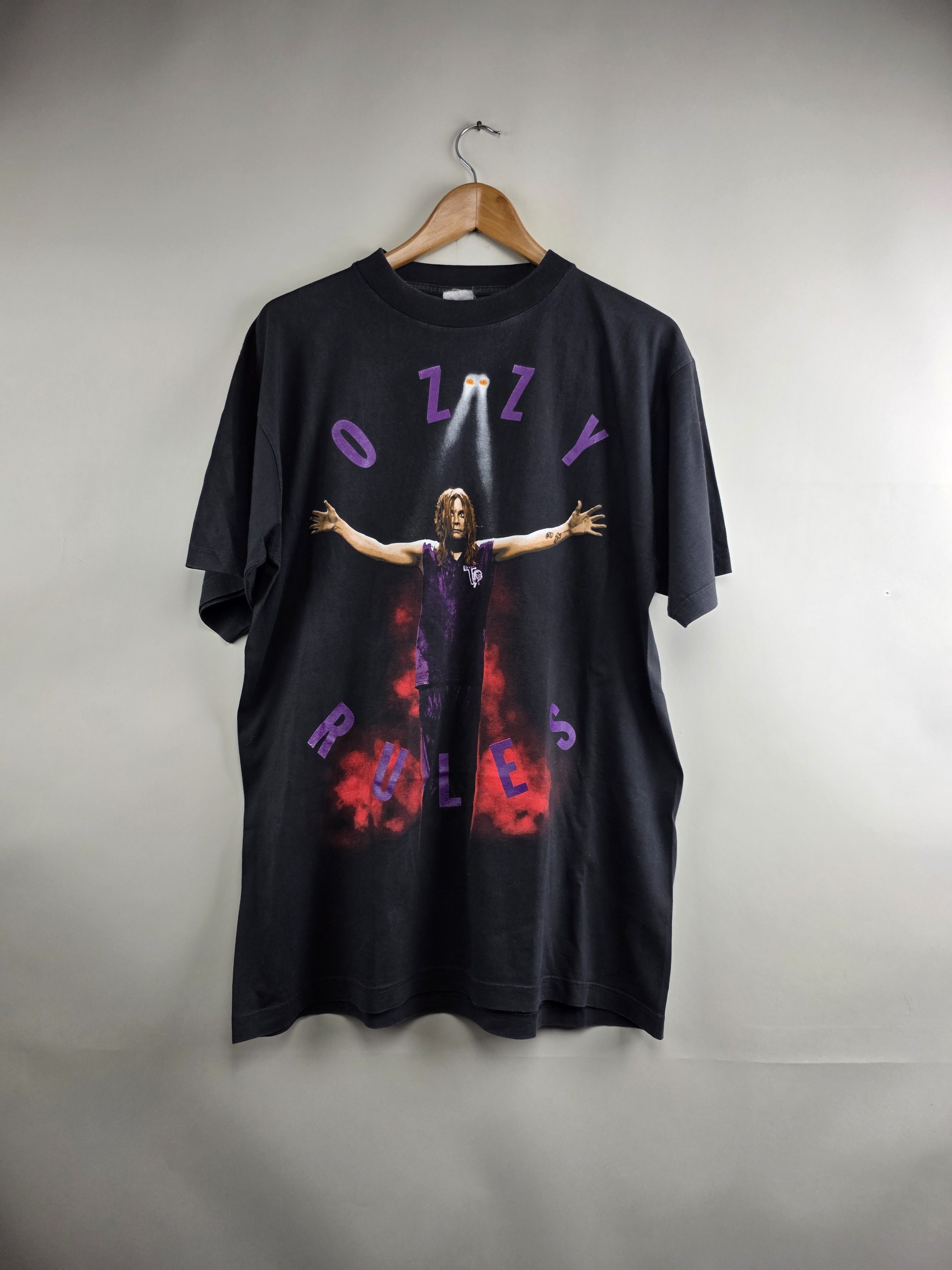 Band Tees × Ozzy Osbourne × Vintage 1996 Ozzy Osbourne Ozzy Rules L 22" 30" Size US L / EU 52-54 / 3 - 1 Thumbnail