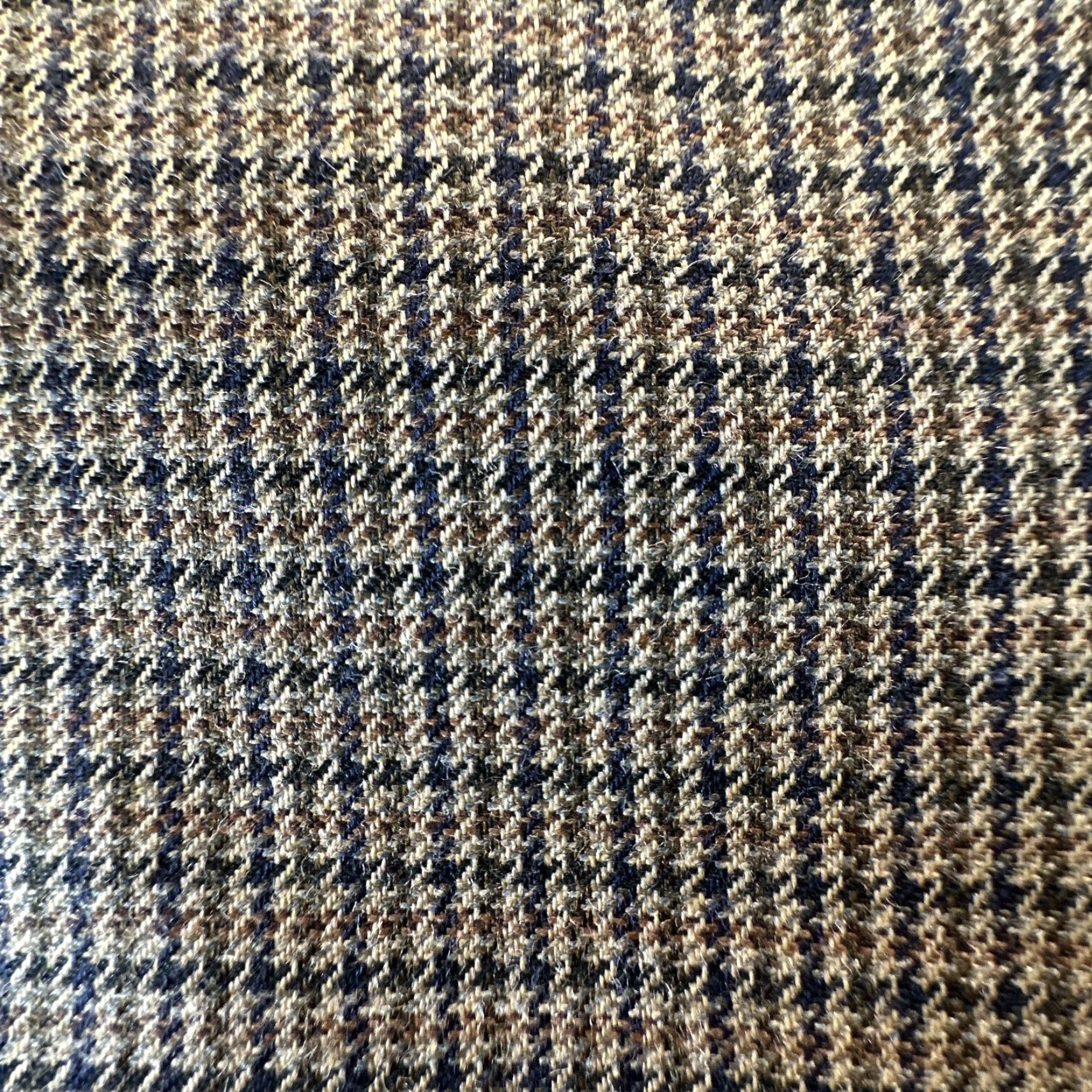 Ralph Lauren Ralph Lauren Blazer Mens 46L Brown Glen Plaid Prince Of Whales Check Lambswool Size 46R - 6 Thumbnail