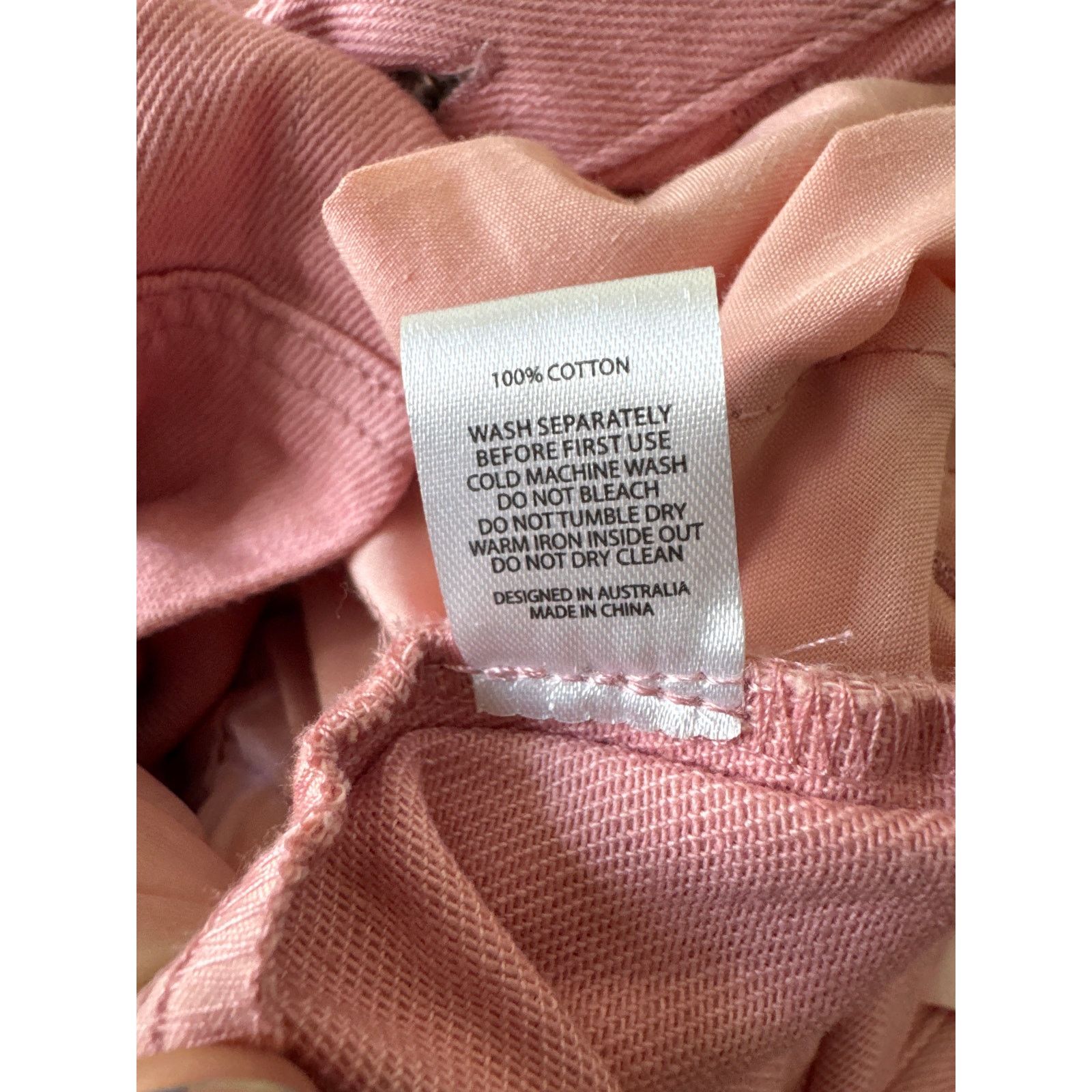 Other Kivari Brae Boilersuit Jumpsuit Pink100% Cotton Size Small Size 27" / US 4 / IT 40 - 10 Thumbnail