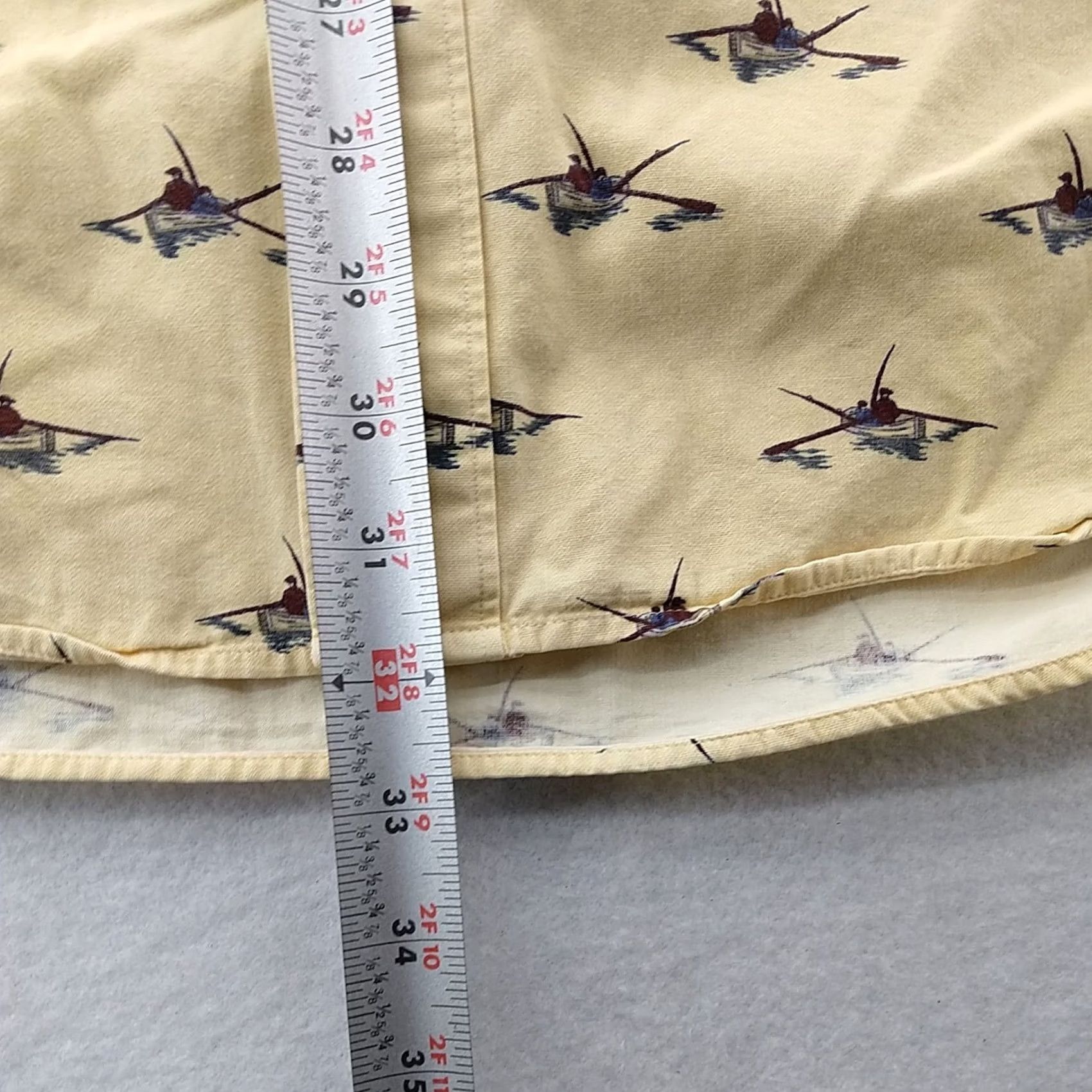 Nautica Nautica Shirt Mens XL Yellow Button-Up Graphic Print 90s Logo Vintage Size US XL / EU 56 / 4 - 5 Thumbnail