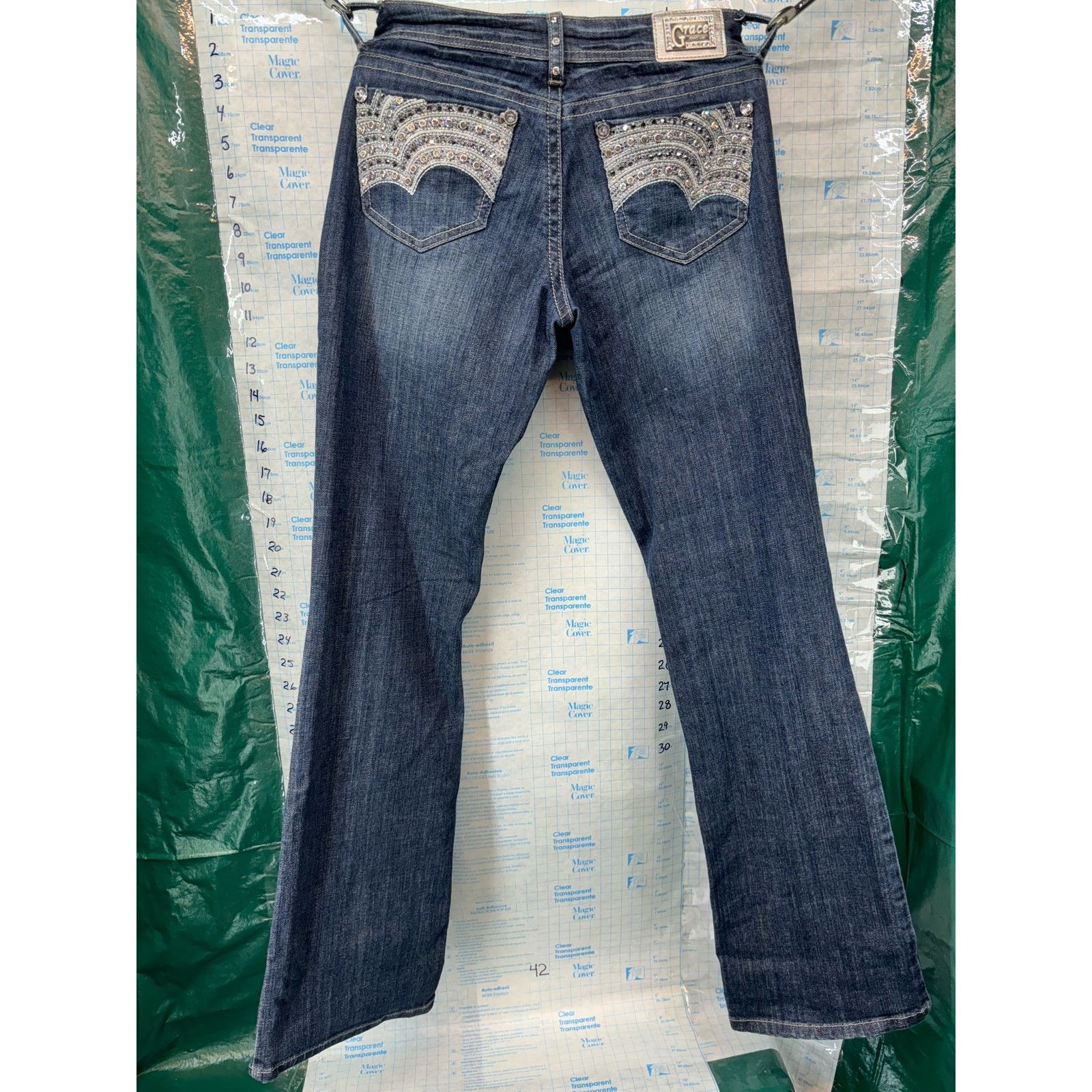 Grace in LA Grace In La Jeans Size 5 Easy Fit Embellished Blingy Size 28" / US 6 / IT 42 - 5 Thumbnail