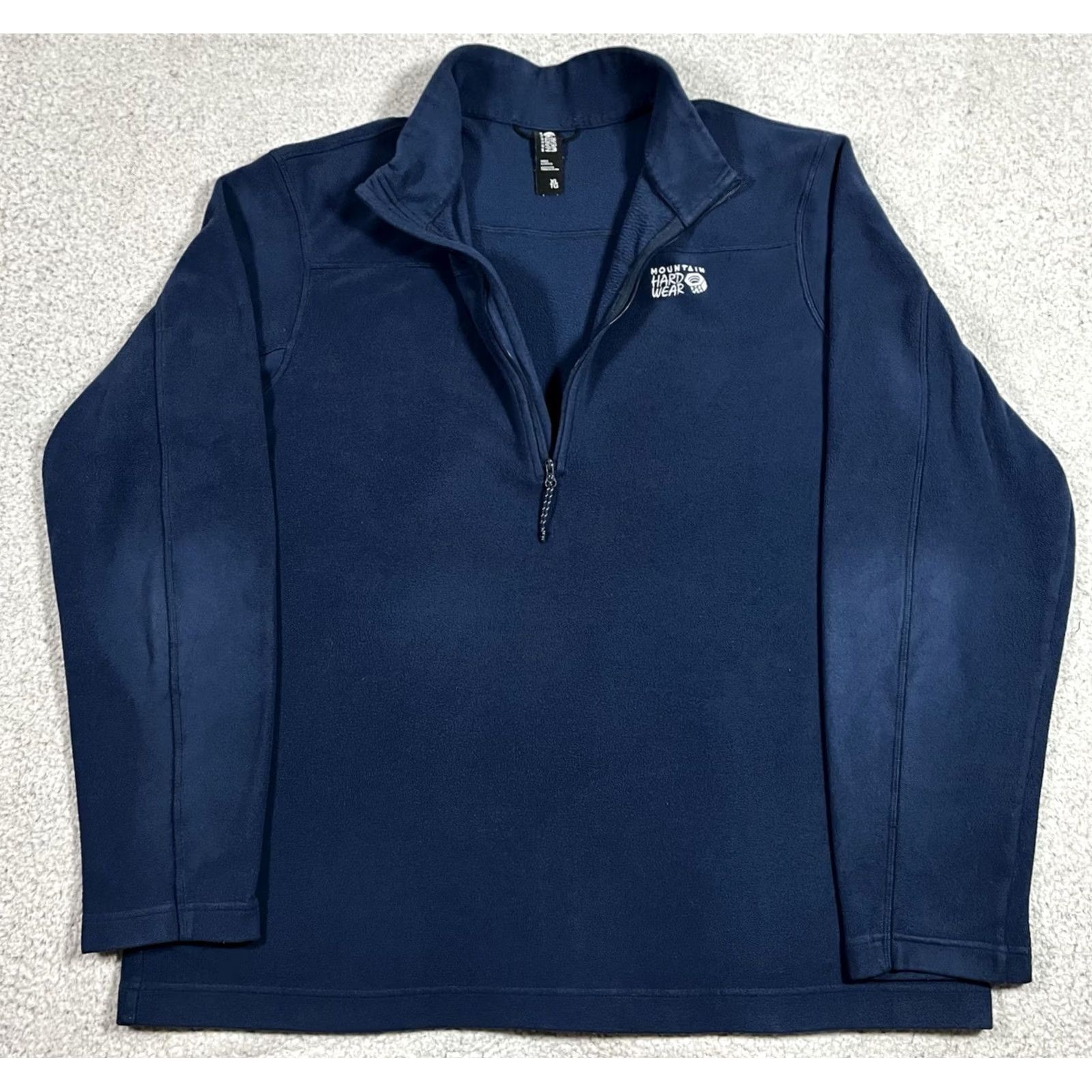 Mountain Hardwear Mountain Hardwear Jacket Mens XL Blue Fleece Hiking Outdoor Pullover 1/4 Zip Windbreaker Wind-Resistant All Seasons Casual 1/4 Zip blue Size US XL / EU 56 / 4 - 3 Thumbnail