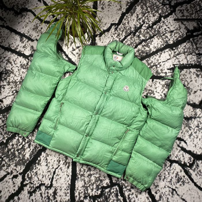 Moncler RARE MONCLER 90s VINTAGE DOWN PUFFER SHINY JACKET DRILL HYPE ...