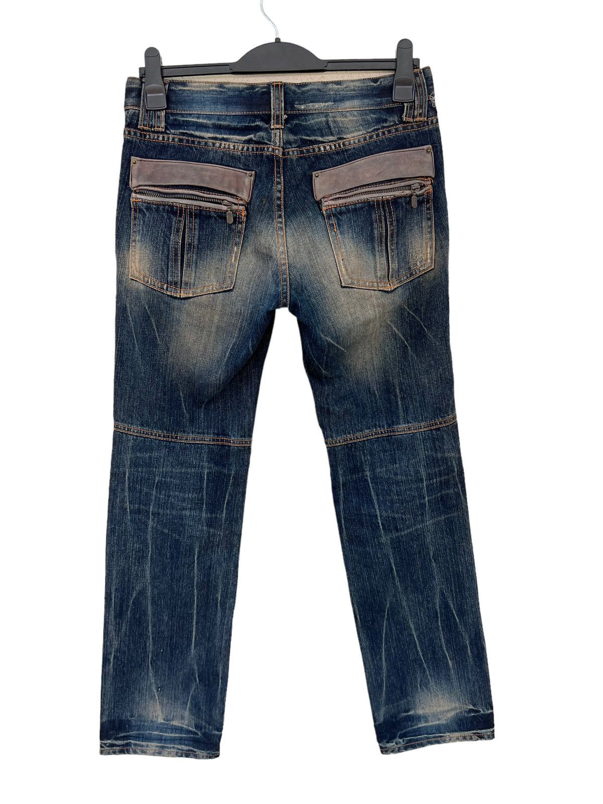 Vintage Vintage PPFM Rusty Mud Denim Hybrid Jeans Size US 31 - 13 Thumbnail