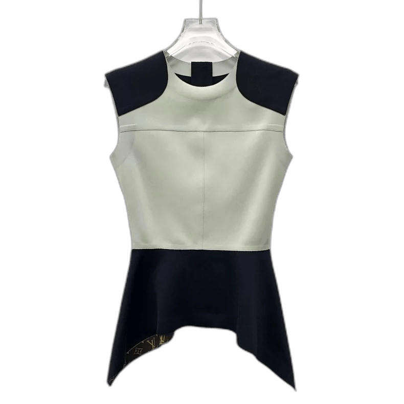 Louis Vuitton Louis Vuitton Colorblock Sleeveless Top -2505 Size XXS / US 00 / IT 34 - 1 Thumbnail