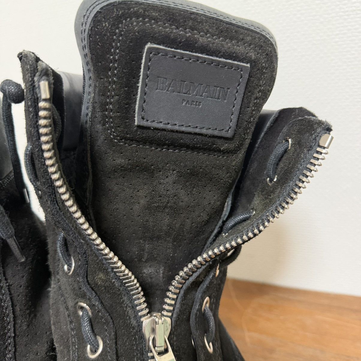 Balmain Balmain AW22 suede combat boots Size US 11 / EU 44 - 7 Thumbnail