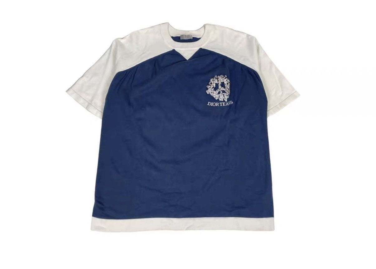 Dior Blue and White Short Sleeve Shirt Size US L / EU 52-54 / 3 - 1 Thumbnail