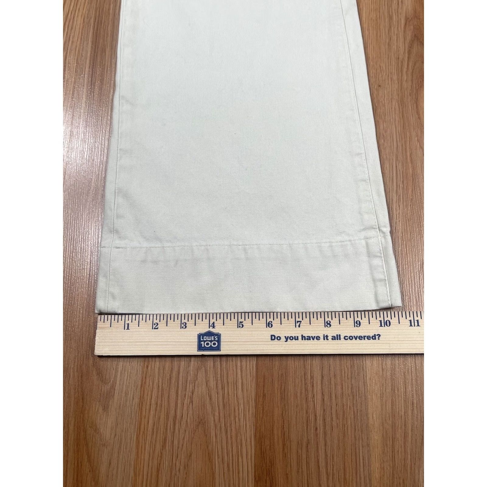 Banana Republic Banana Republic Boot Cut Leg Flat Front Beige Causal Pants Women's 8 Cotton Size 30" / US 8 / IT 44 - 6 Thumbnail