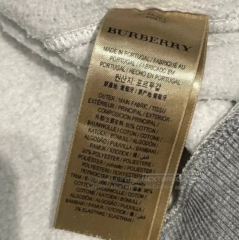 Burberry Burberry Gray Logo Cotton Long Sleeve Sweatshirt. Size M / US 6-8 / IT 42-44 - 5 Thumbnail