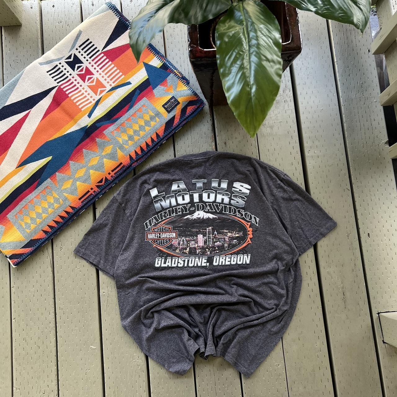 Harley Davidson × Vintage Vintage Harley Davidson Tee Size US XL / EU 56 / 4 - 2 Thumbnail
