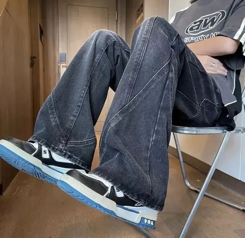 Japanese Brand Streetwear washed casual straight leg jeans Size US 30 / EU 46 - 5 Thumbnail